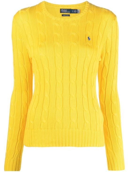Ralph Lauren RALPH LAUREN Women Sweater 211891640 007 Yellow Size M / US 6-8 / IT 42-44 - 1 Thumbnail
