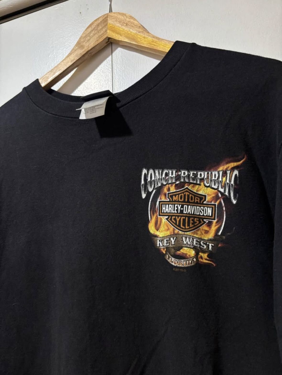 Harley Davidson × Vintage Harley Davidson Florida Conch Republic Key West Shirt Size US L / EU 52-54 / 3 - 1 Thumbnail
