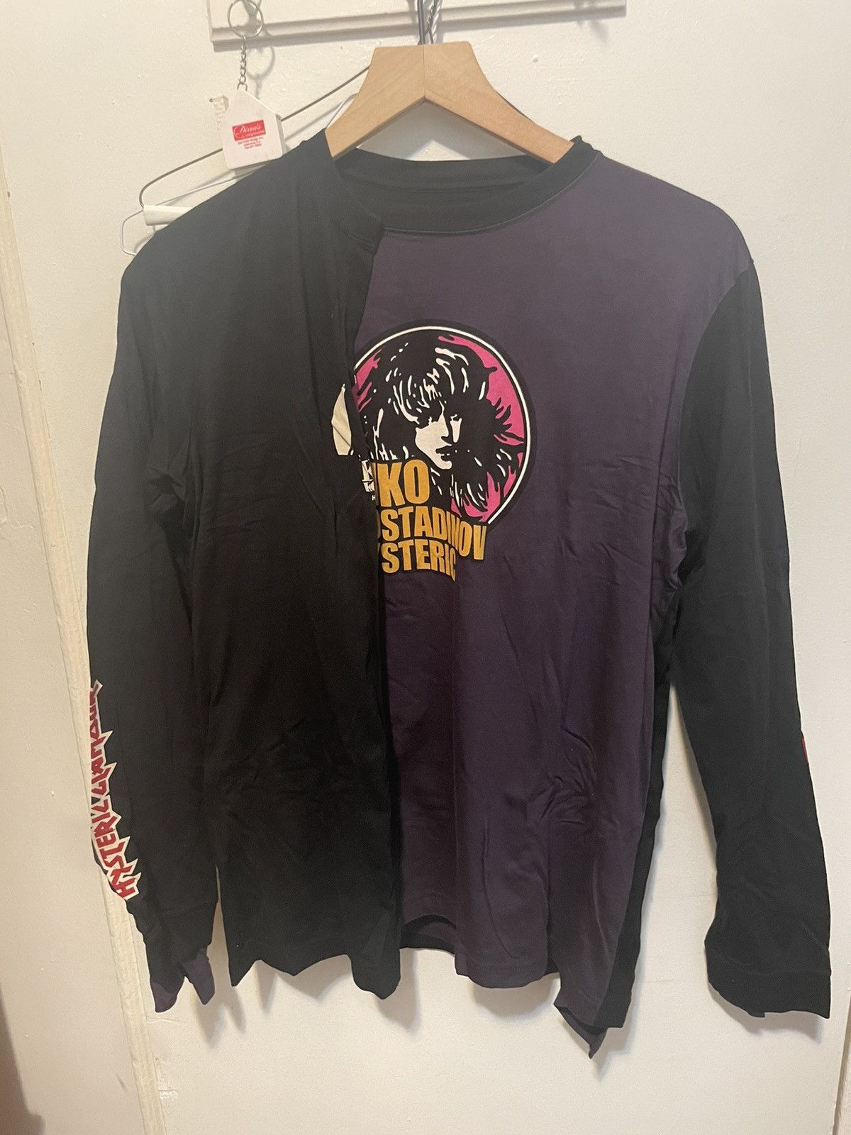 トップス HYSTERIC GLAMOUR Long sleeve T-shirt / L HYSTERIC GLAMOUR Long Sleeve T-shirt/L/Cotton/NVY | eBay