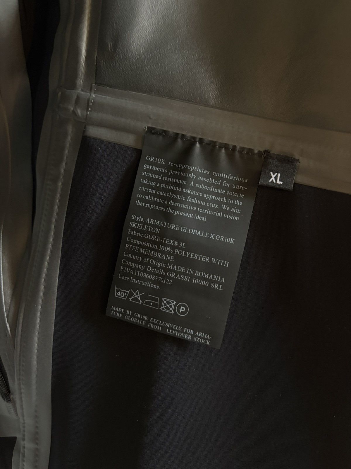 GR10K Gr10k Skeleton Jacket x Armature Globale x Kaleidoscope Size US XL / EU 56 / 4 - 6 Thumbnail
