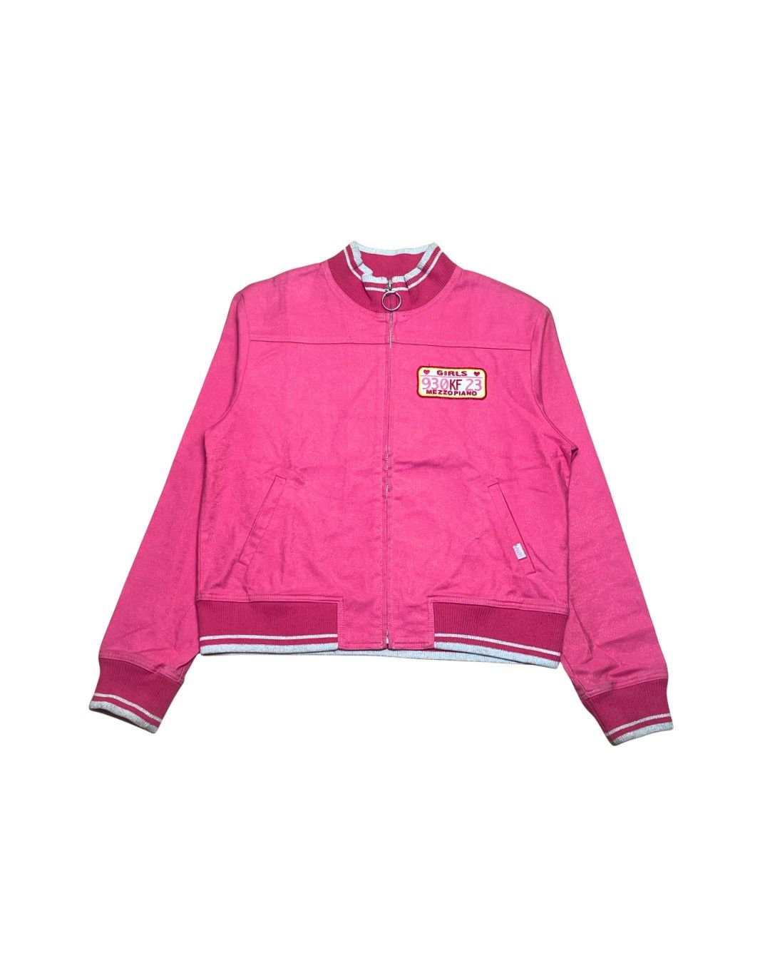 Japanese Brand Mezzo Piano "Girls 930KF" Racing Track Jacket Size M / US 6-8 / IT 42-44 - 1 Thumbnail