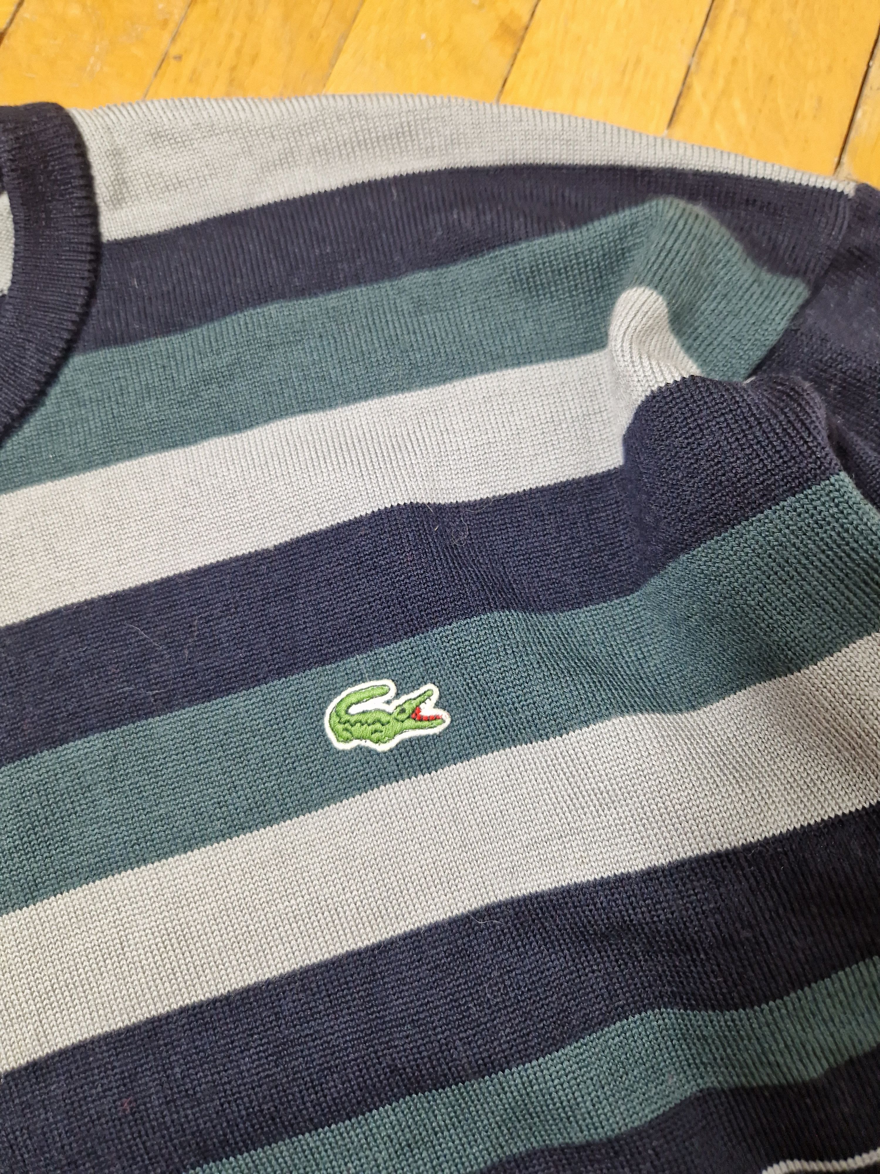 Lacoste Lacoste vintage stripped made on France wool sweater Size US XL / EU 56 / 4 - 3 Thumbnail