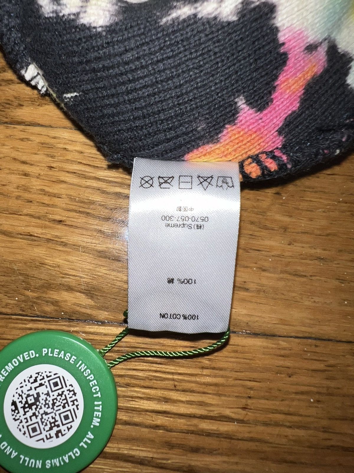 Supreme Supreme Splatter Dyed Beanie - Black Size ONE SIZE - 4 Thumbnail