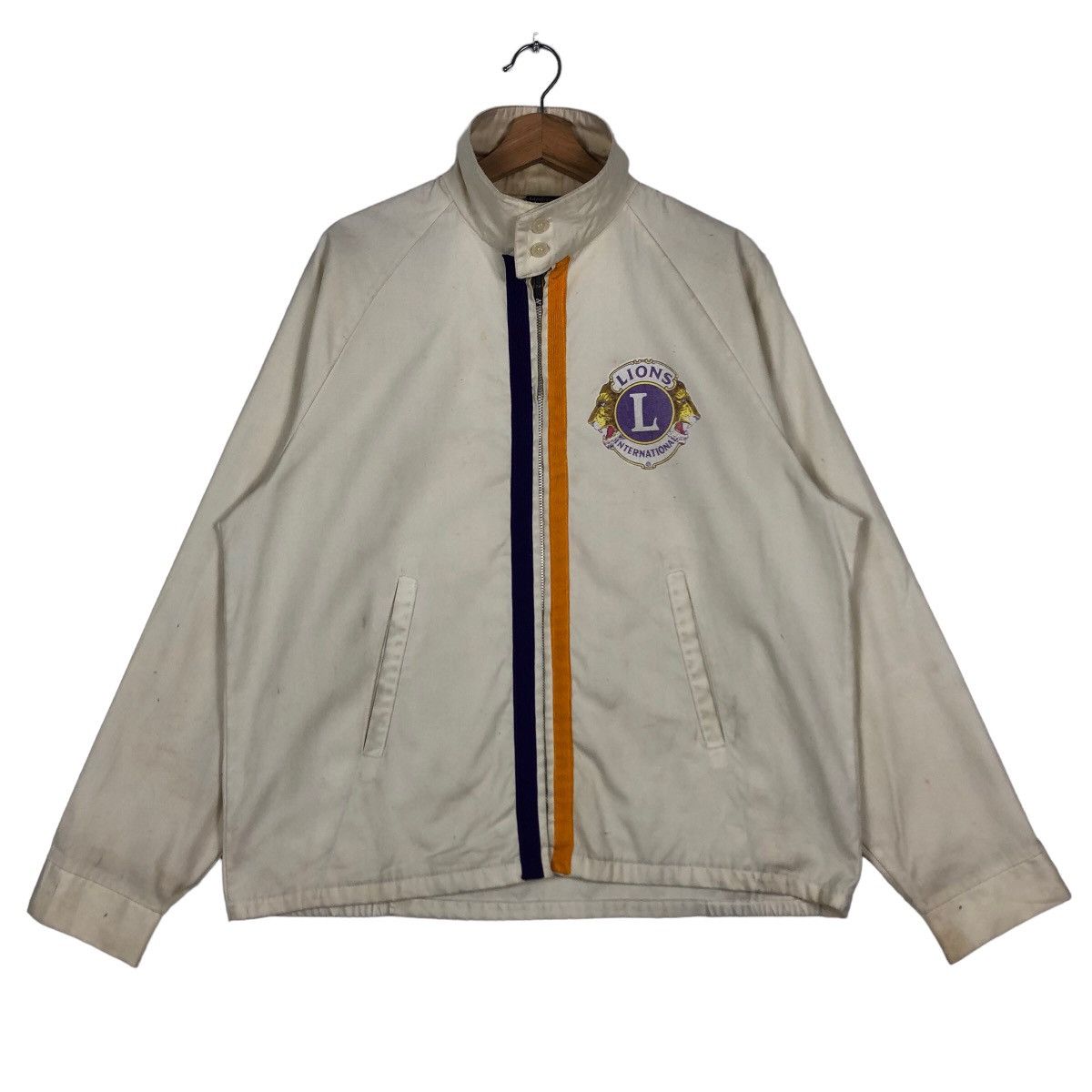 Vintage 🔥80’s Vintage Larimore Lions Club North Dakota Big Logo Size US L / EU 52-54 / 3 - 2 Thumbnail