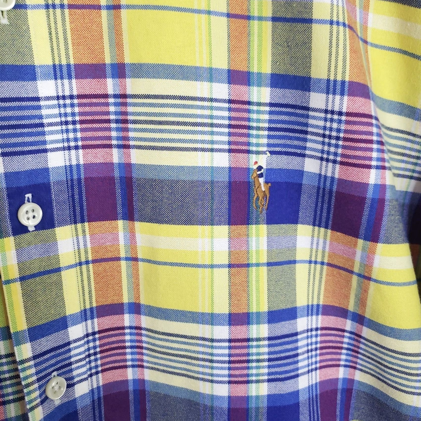 Ralph Lauren Ralph Lauren Shirt Button-Up Men's XL Cotton Multicolor Plaid Long Sleeve Button-Up Shirt Colorful Mens XL Cotton Multicolor Plaid Shirt Size US XL / EU 56 / 4 - 5 Thumbnail