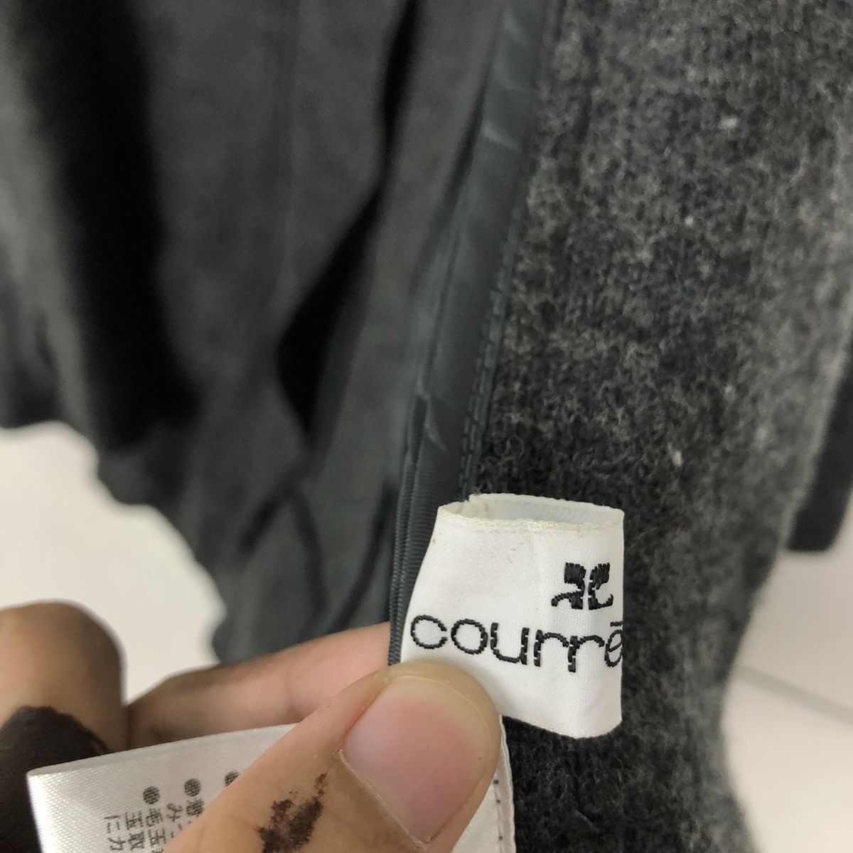 Issey Miyake WOOL JACKET DOUBLE BREAST COURREGES ISSEY MIYAKE JAPAN Size US M / EU 48-50 / 2 - 15 Thumbnail