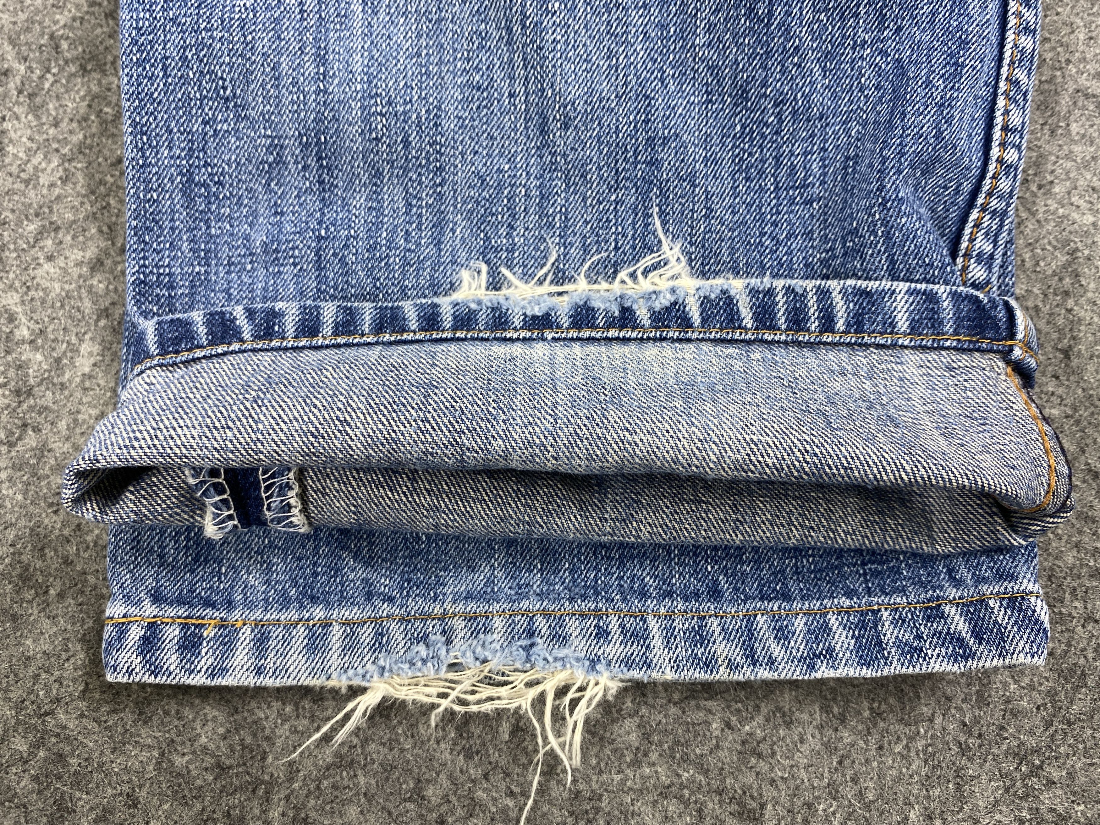 Levi's Distressed Blue Vintage Levi's 502 31x27 Denim -SJ069 Size US 31 - 11 Thumbnail
