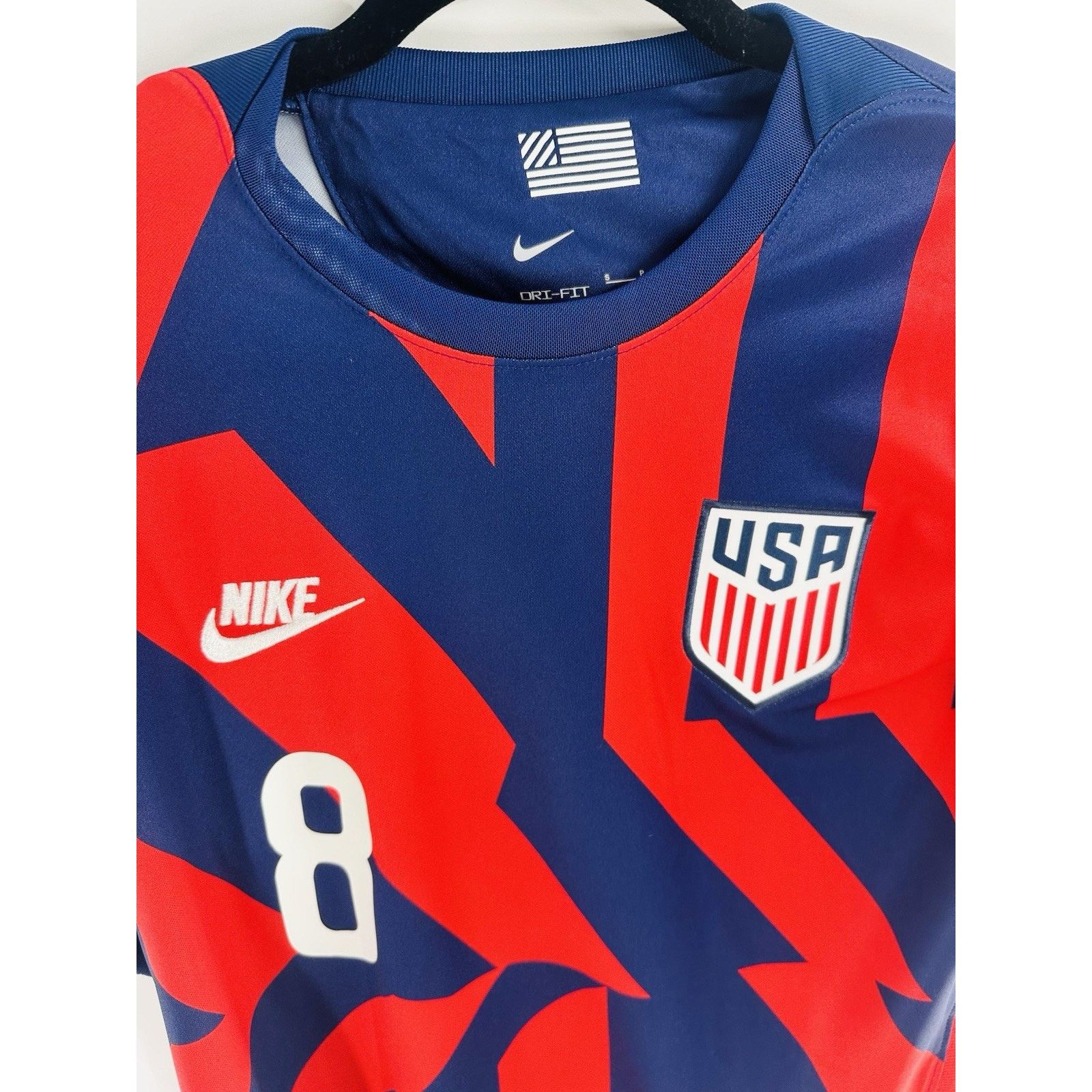 Nike Nike Jersey Mens USA 2021 Stadium Away Soccer1 #8 Gioacchini Size US S / EU 44-46 / 1 - 3 Thumbnail