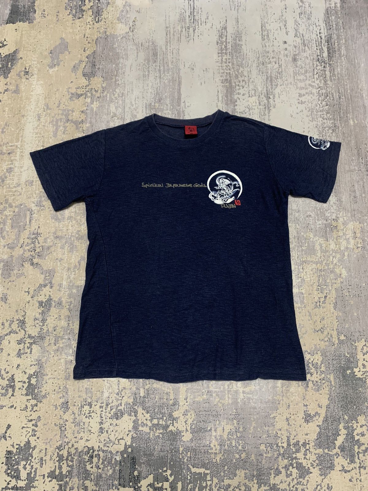 Japanese Brand Fu-jin Japanese Spiritual God Sukajan Shirt Size US M / EU 48-50 / 2 - 2 Thumbnail