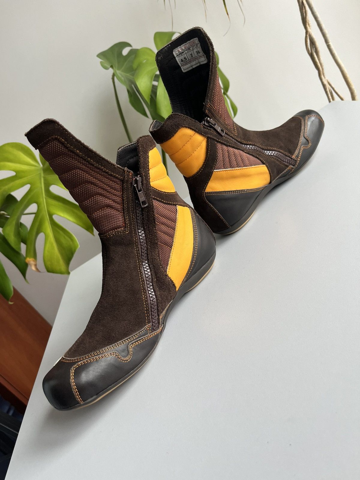 Walter Van Beirendonck Walter van Beirendonck W.&L.T. late 90s moto biker boots Size US 5 / IT 35 - 9 Thumbnail