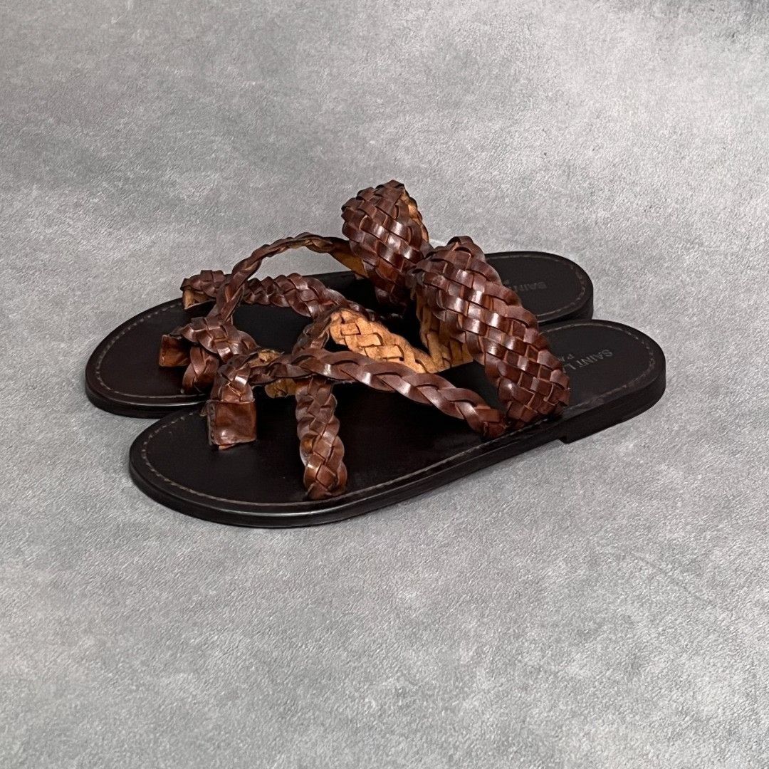 Saint Laurent Paris Saint Laurent Paris Leather Lowtop Sneakers 7.5 Men Size US 7.5 / EU 40-41 - 1 Thumbnail