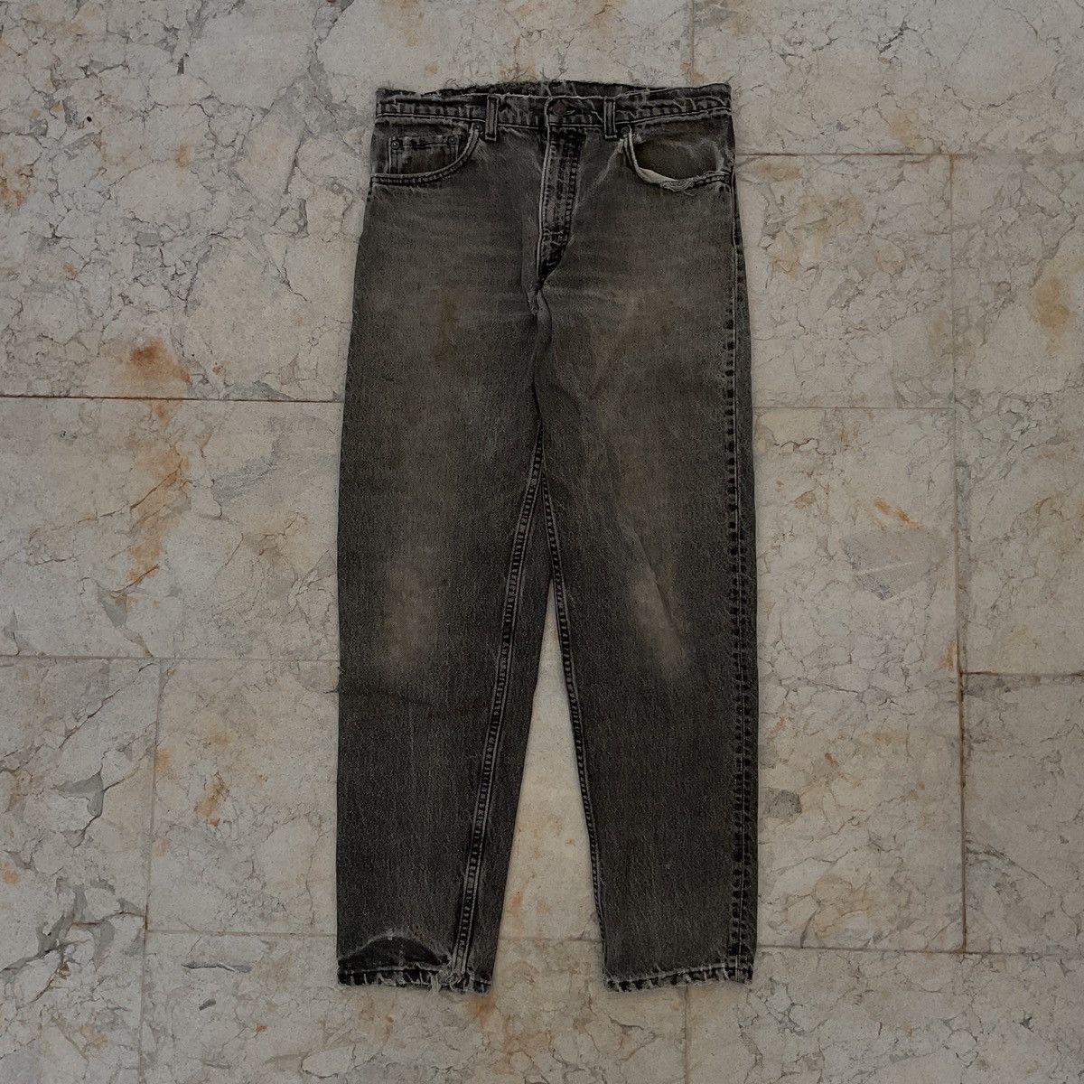 Levi's × Vintage Vintage Trashed Distressed 80s Levi's Made In USA 505 Pants Size US 34 / EU 50 - 1 Thumbnail