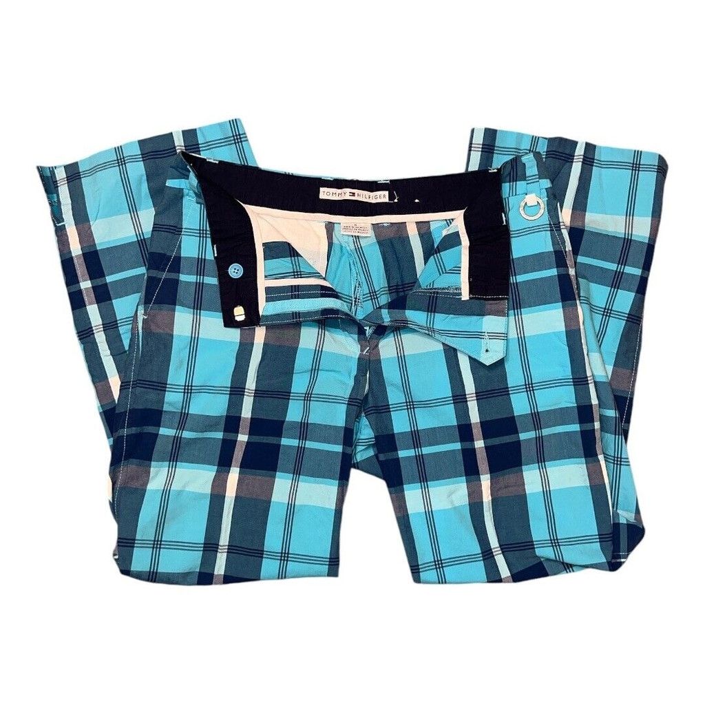 Tommy Hilfiger Tommy Hilfiger women's plaid cropped pants size 8 Size 30" / US 8 / IT 44 - 5 Thumbnail