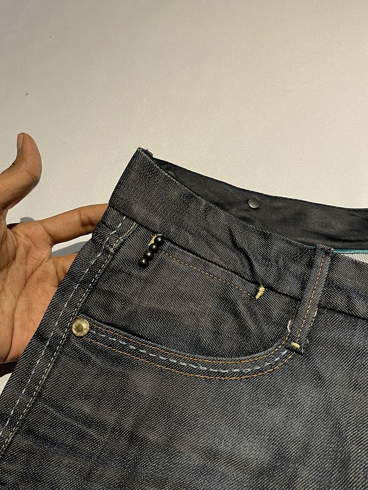 Replay Vintage We Are Replay Basetta Denim Slim Fit Jeans Pant Size 31" - 8 Thumbnail