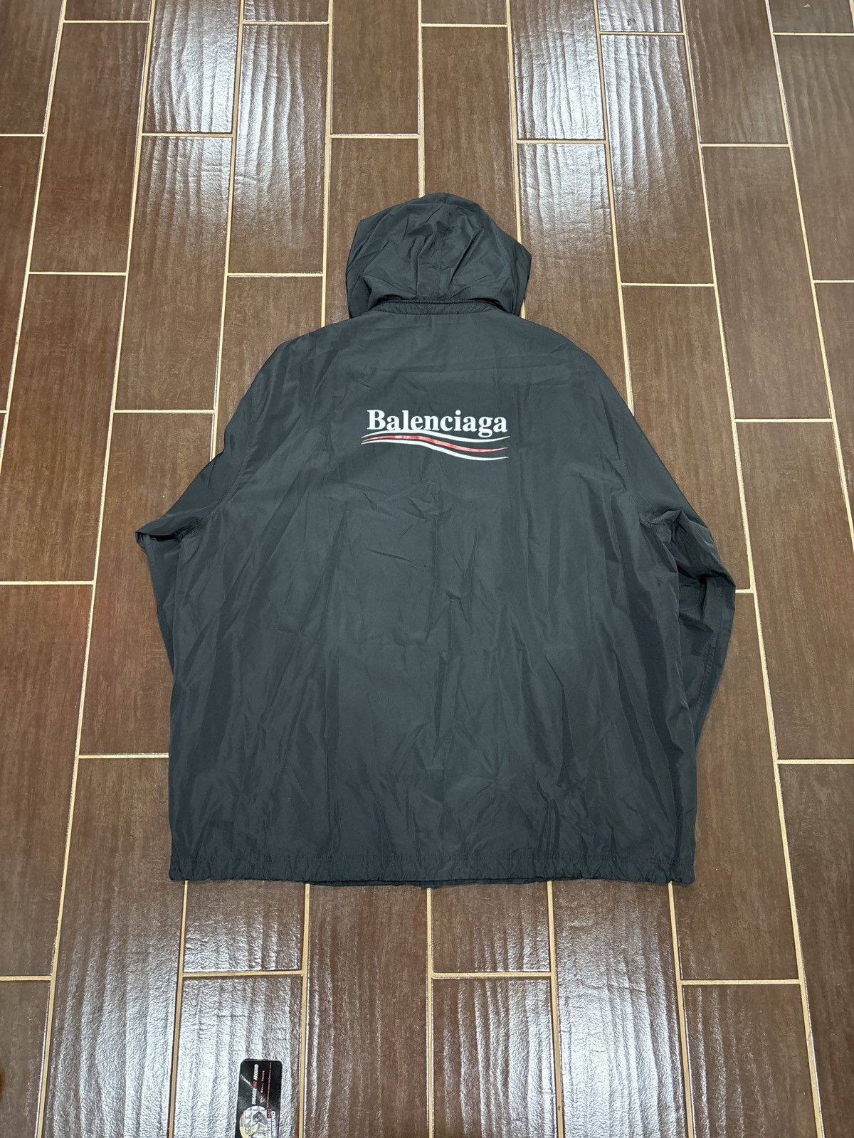 Balenciaga NEW Balenciaga Political Campaign Jacket Anorak SZ 44/XL Size US XL / EU 56 / 4 - 3 Thumbnail