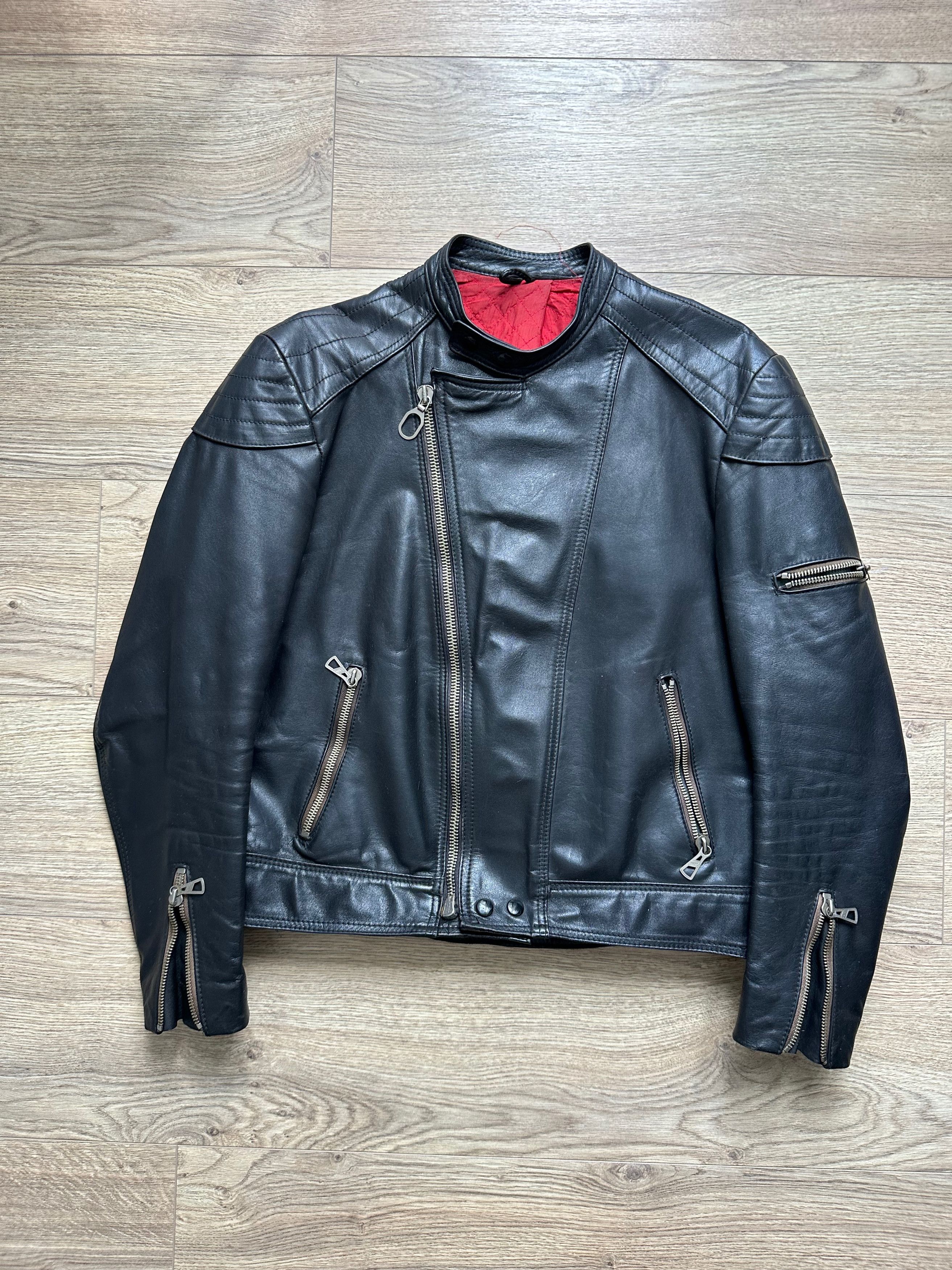 Vintage 80's HARRO vintage biker motorcycle style leather jacket Size US S / EU 44-46 / 1 - 12 Thumbnail