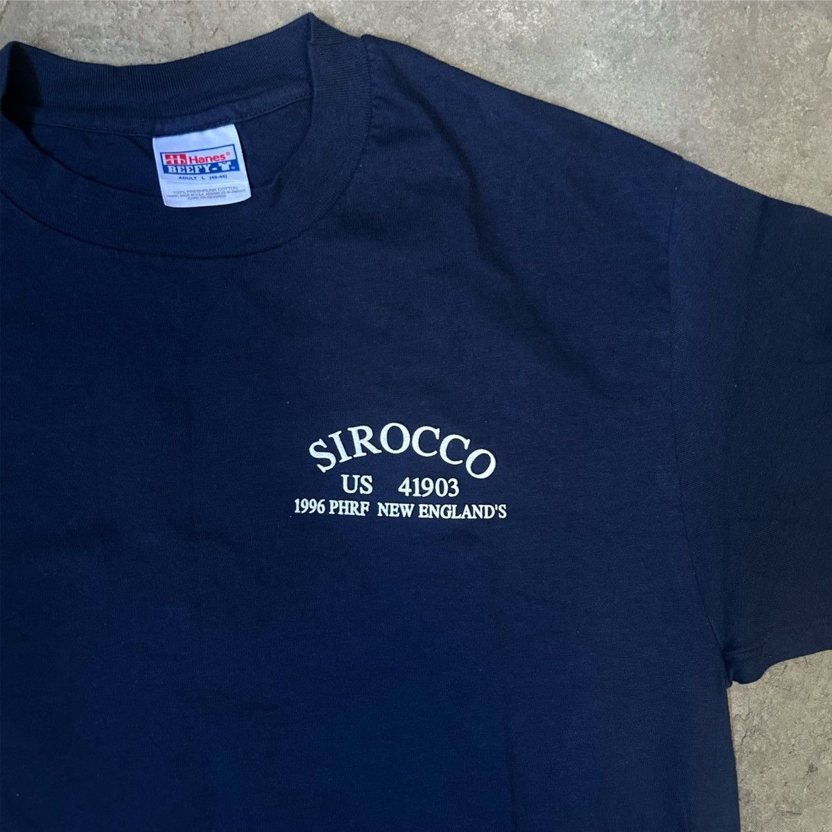 Hanes × Vintage 1996 HANES Siroco Vintage T-Shirt Size US L / EU 52-54 / 3 - 2 Thumbnail