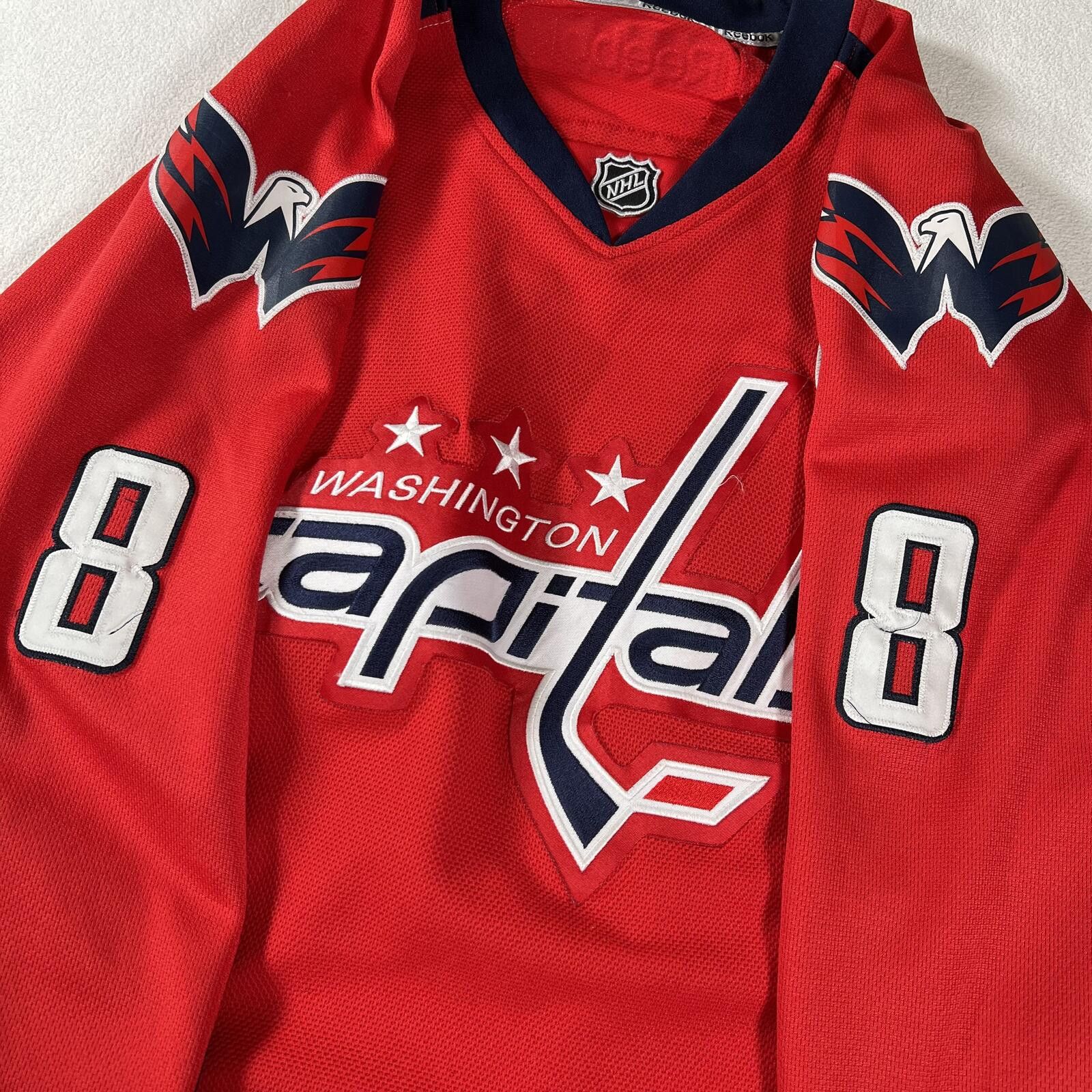 Reebok Y2K Reebok Washington Capitols NHL Alex Ovechkin Jersey Size US L / EU 52-54 / 3 - 6 Thumbnail