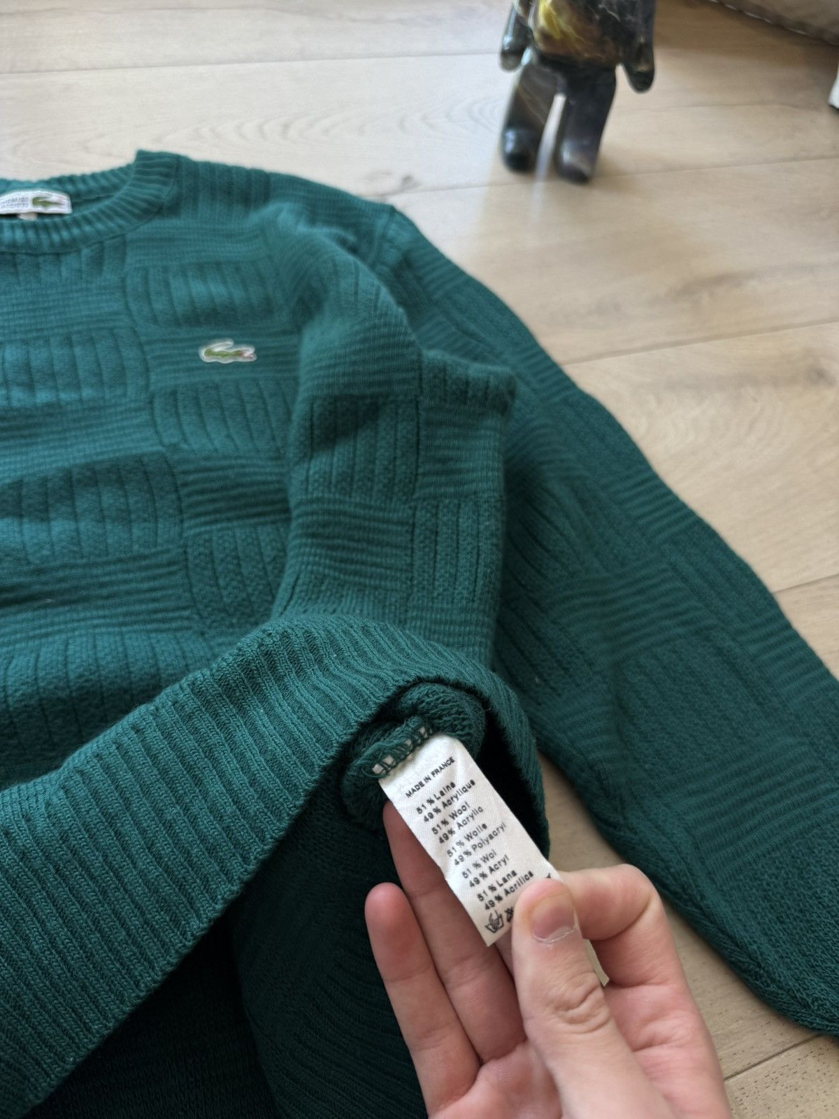 Lacoste × Vintage Lacoste Vintage Knit Sweater Size US XL / EU 56 / 4 - 6 Thumbnail