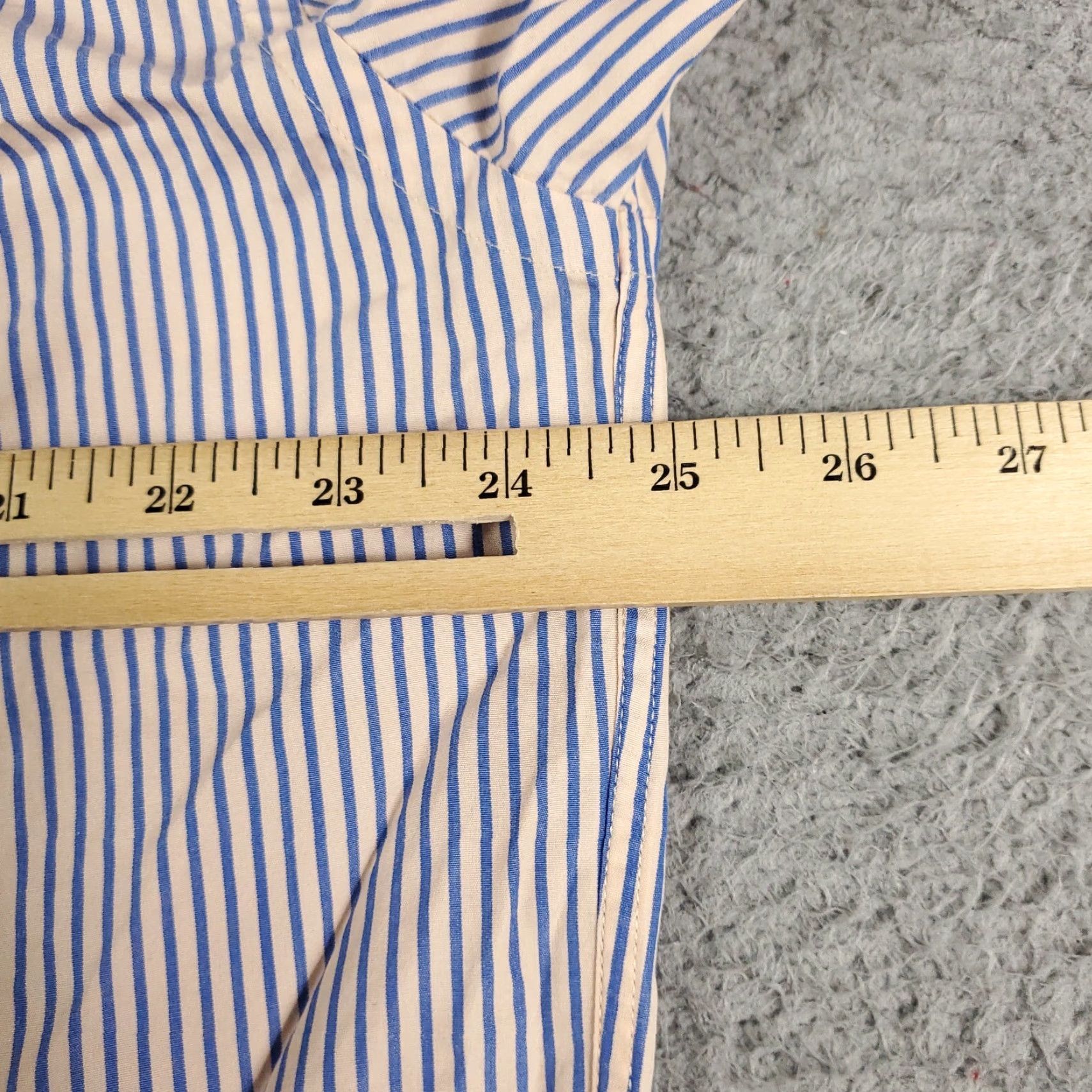 Peter Millar Peter Millar Button-Up Shirt Men’s Large Blue Striped Long Sleeve Casual Preppy Size US L / EU 52-54 / 3 - 5 Thumbnail