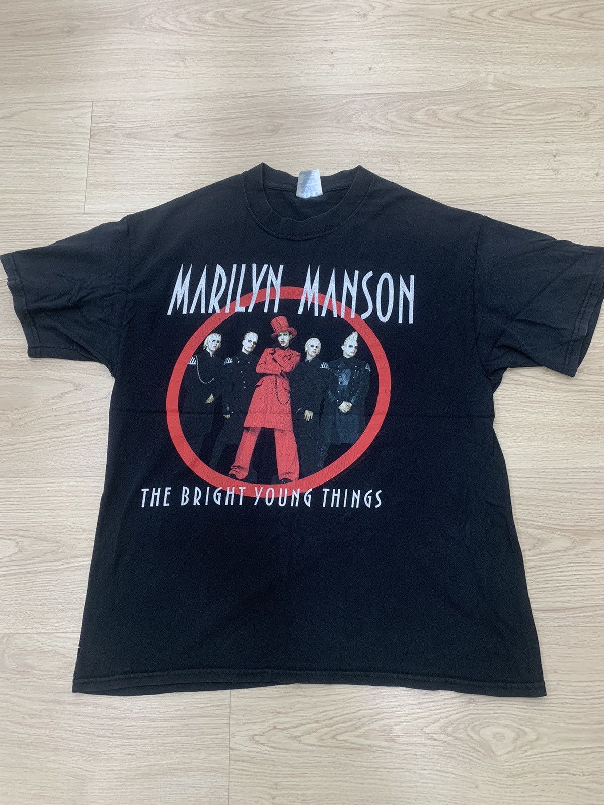 Band Tees × Marilyn Manson MARILYN MANSON TOUR BAND SHIRT DEFTONES OASIS JUSTIN NIRVANA Size US M / EU 48-50 / 2 - 1 Thumbnail