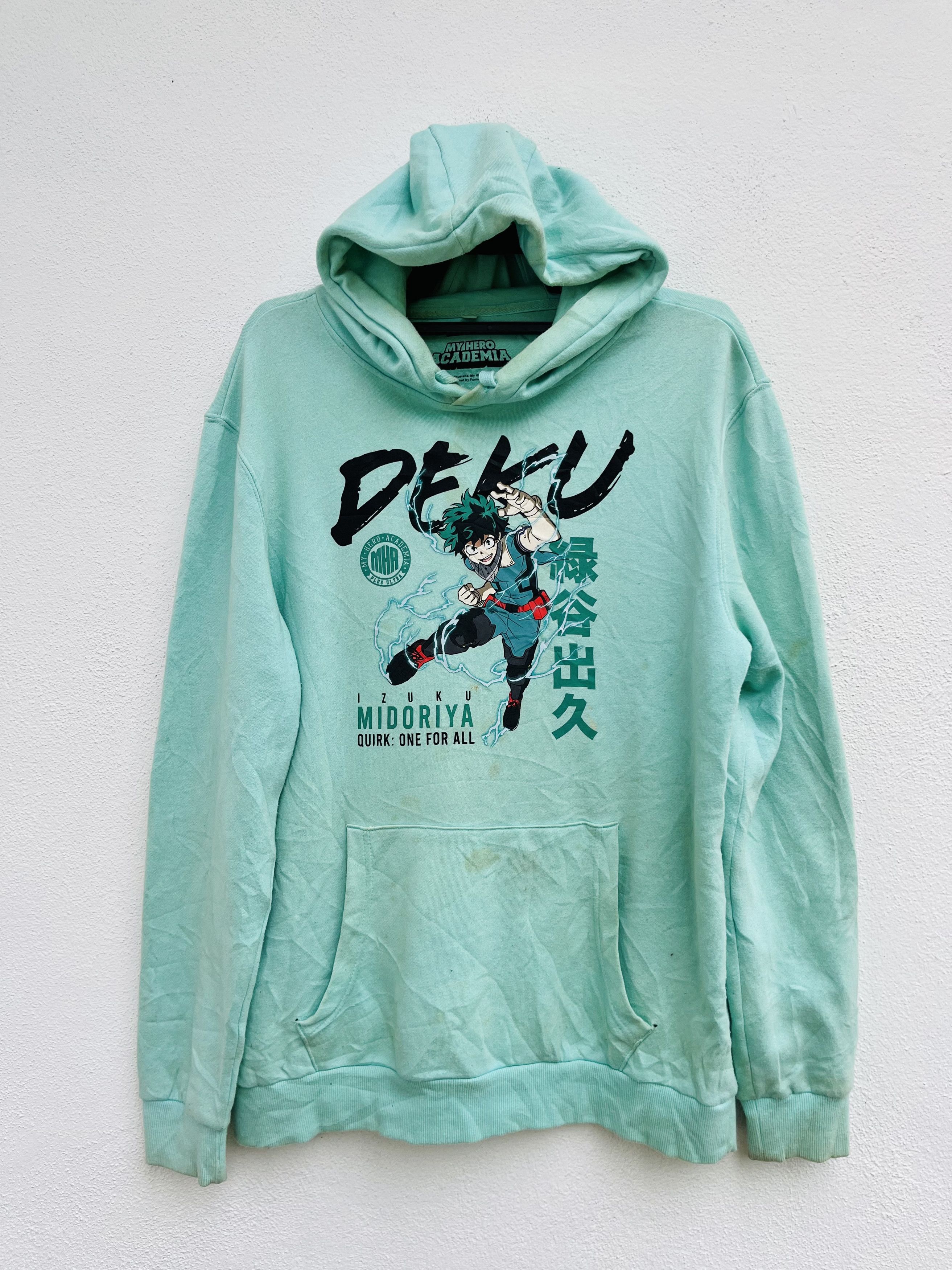 Japanese Brand Vintage My Hero Academia Deku Izuku Midoriya Hoodie Size US L / EU 52-54 / 3 - 1 Thumbnail