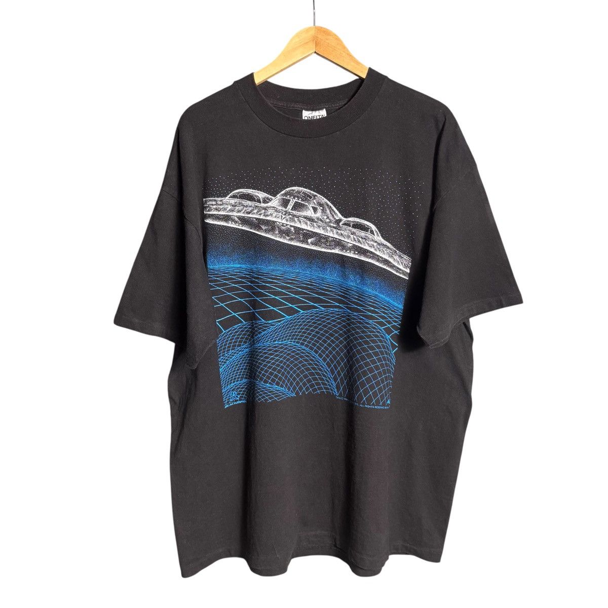 Vintage Vintage 1989s Blackbird B-2 Military T-Shirt / USA Jet Size US XXL / EU 58 / 5 - 1 Thumbnail