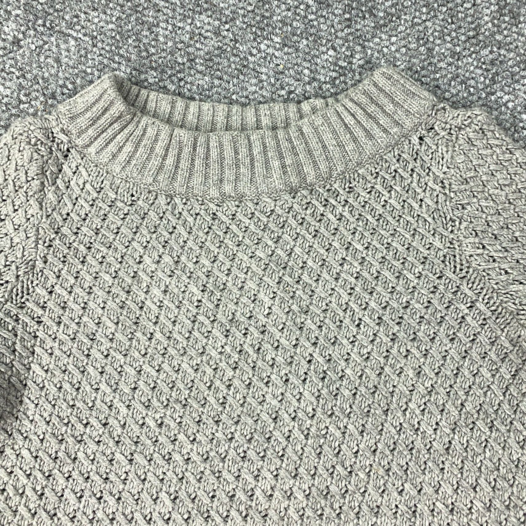 Talbots Talbots Sweater Womens XS Gray Cable-Knit Boat Neck Pullover with Pockets Size XS / US 0-2 / IT 36-38 - 3 Thumbnail
