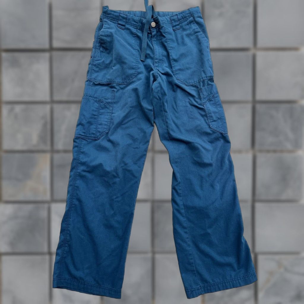 Carhartt VINTAGE Carhartt Pants Women Blue/Green Cargo S Hospital Nurse ER Workwear Size 28" / US 6 / IT 42 - 1 Thumbnail