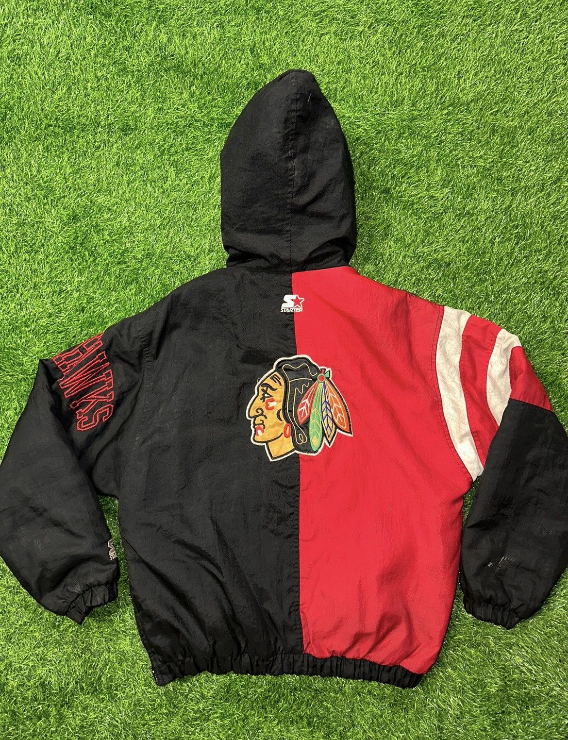 NHL × Starter × Vintage Vintage Starter Nhl Chicago Blackhawks Starter Size XL Size US XL / EU 56 / 4 - 2 Thumbnail