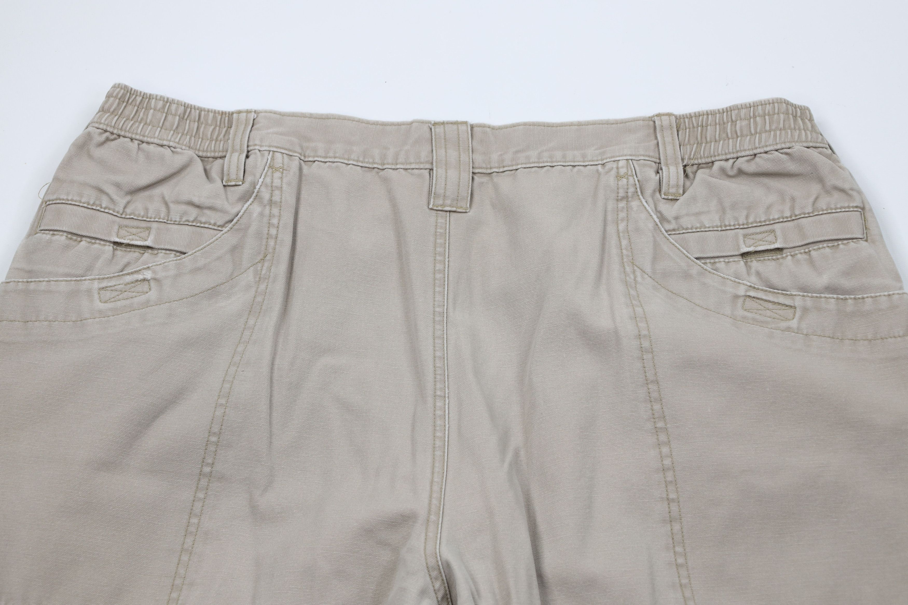 Woolrich Woolen Mills Vintage 90s Woolrich Canvas Wide Leg Pants Beige Cotton Size US 40 / EU 56 - 10 Thumbnail