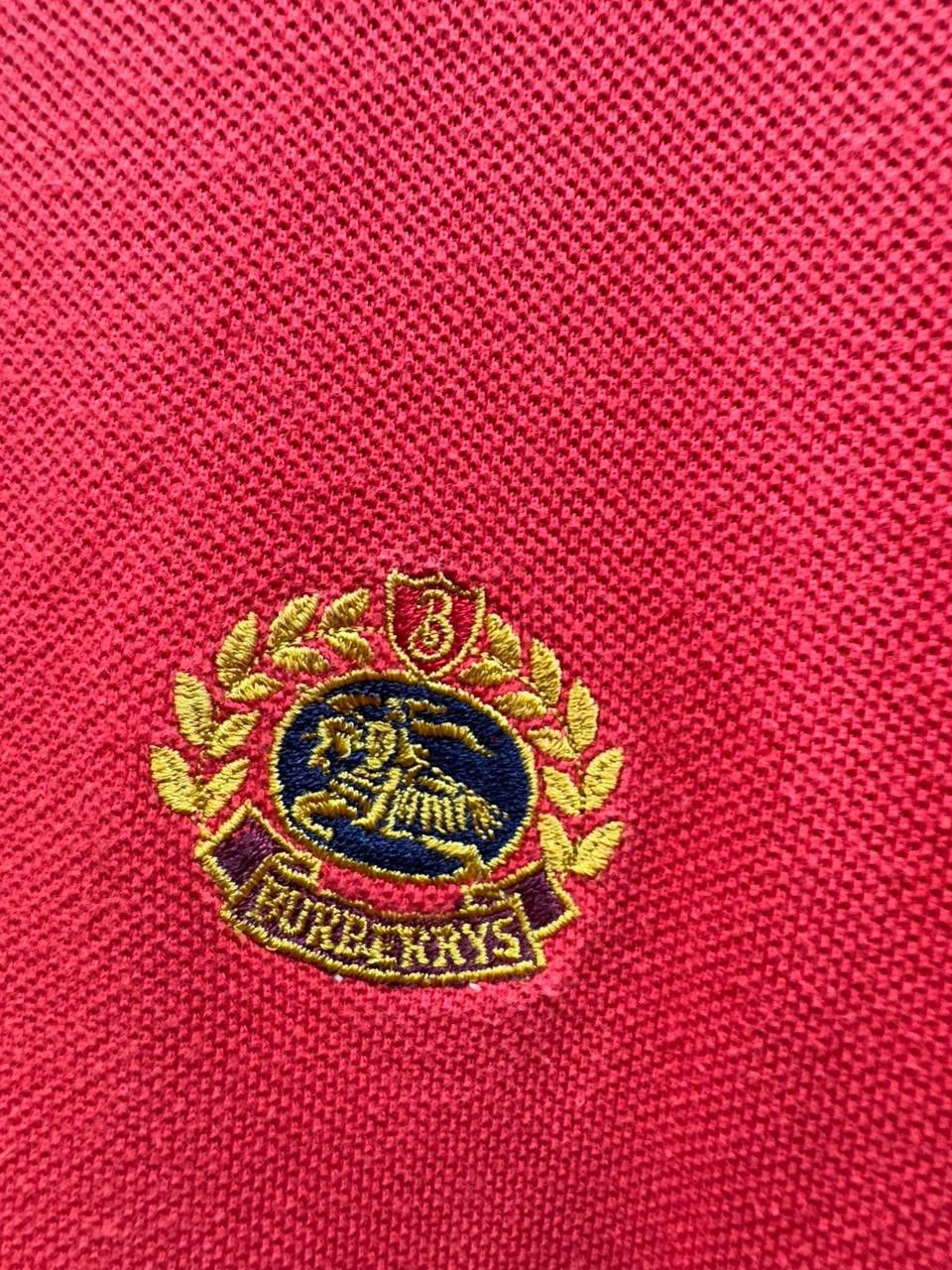 Burberry Vintage 90s Burberry's Polo Shirt Made in England Size L Size US L / EU 52-54 / 3 - 2 Thumbnail