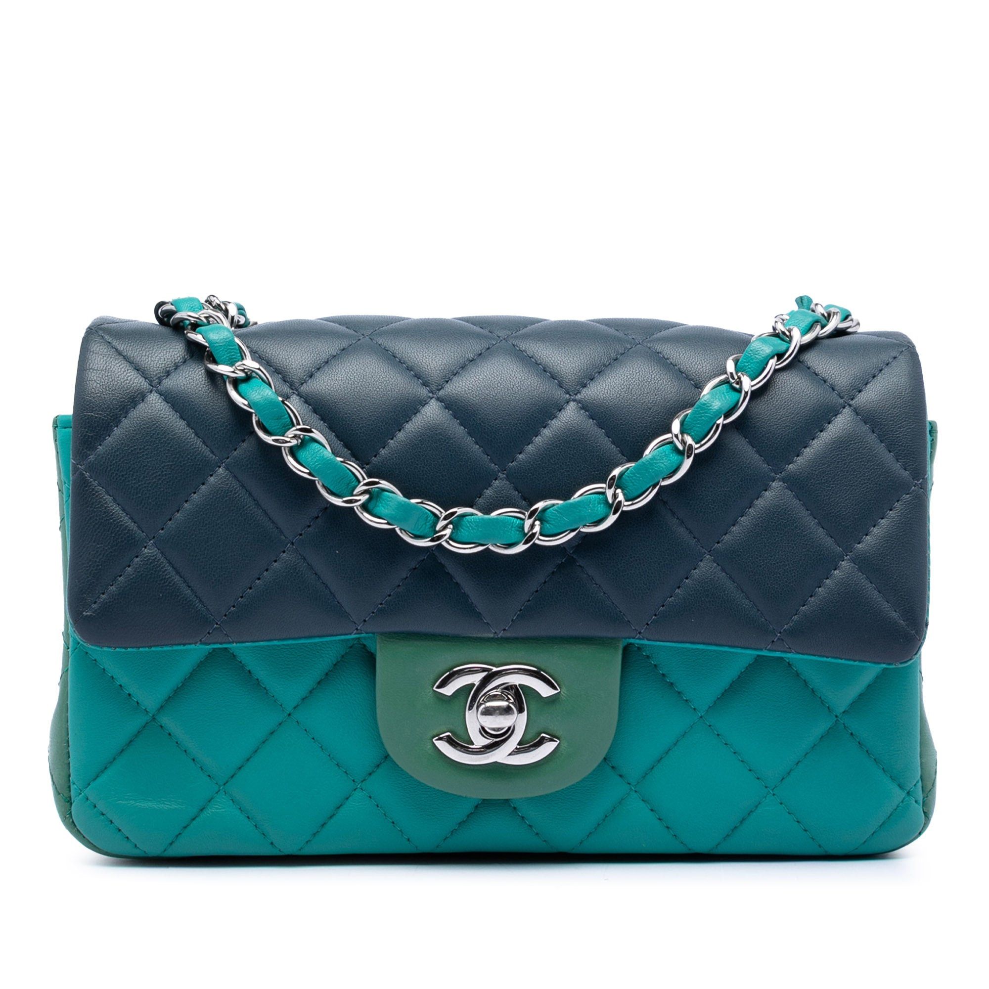 Chanel Mini Rectangular Classic Tricolor Lambskin Single Flap Size ONE SIZE - 1 Thumbnail