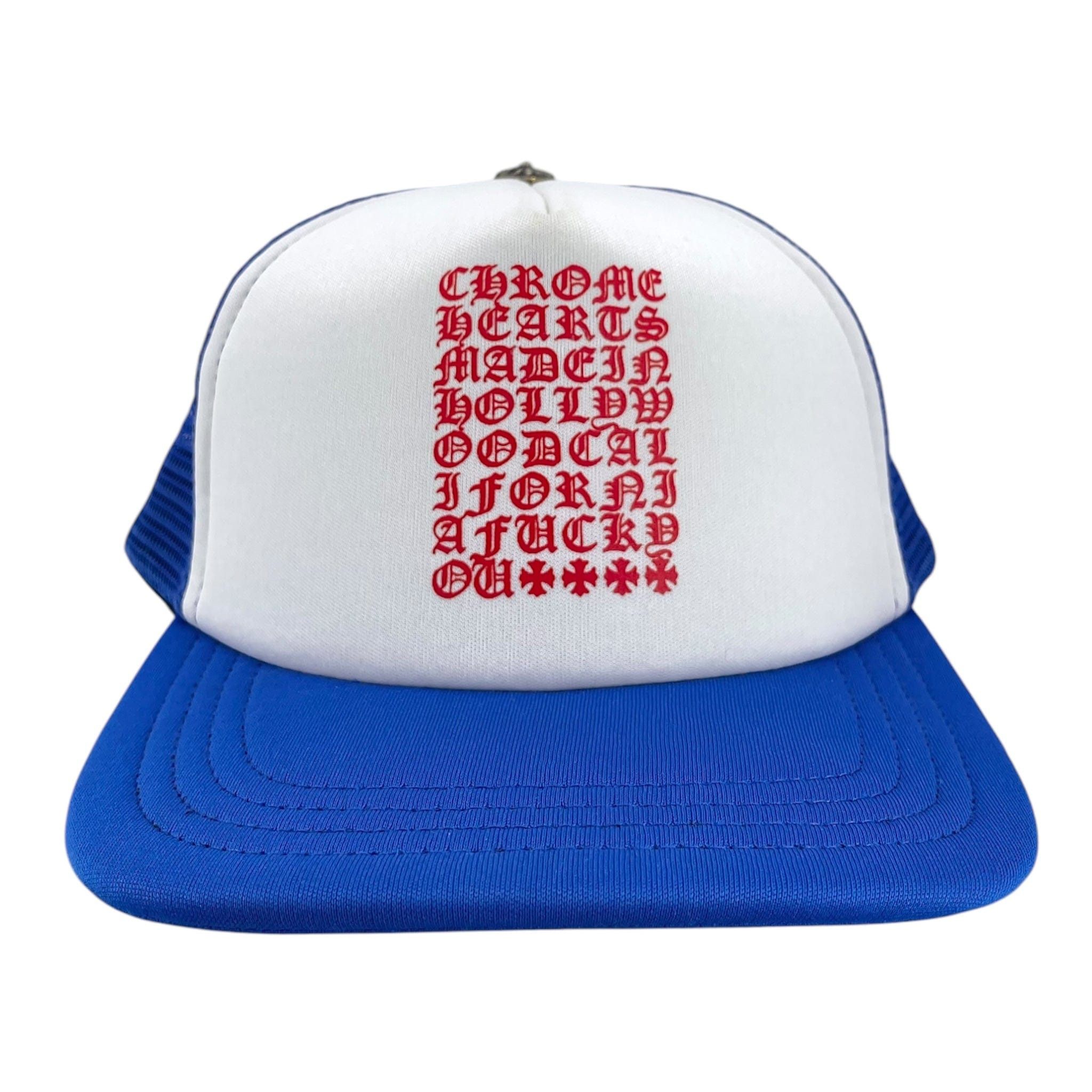◆入手困難◆CHROME HEARTS◆トラッカーハット Red/White/Blue Chrome Hearts Red White Blue Hat | Grailed