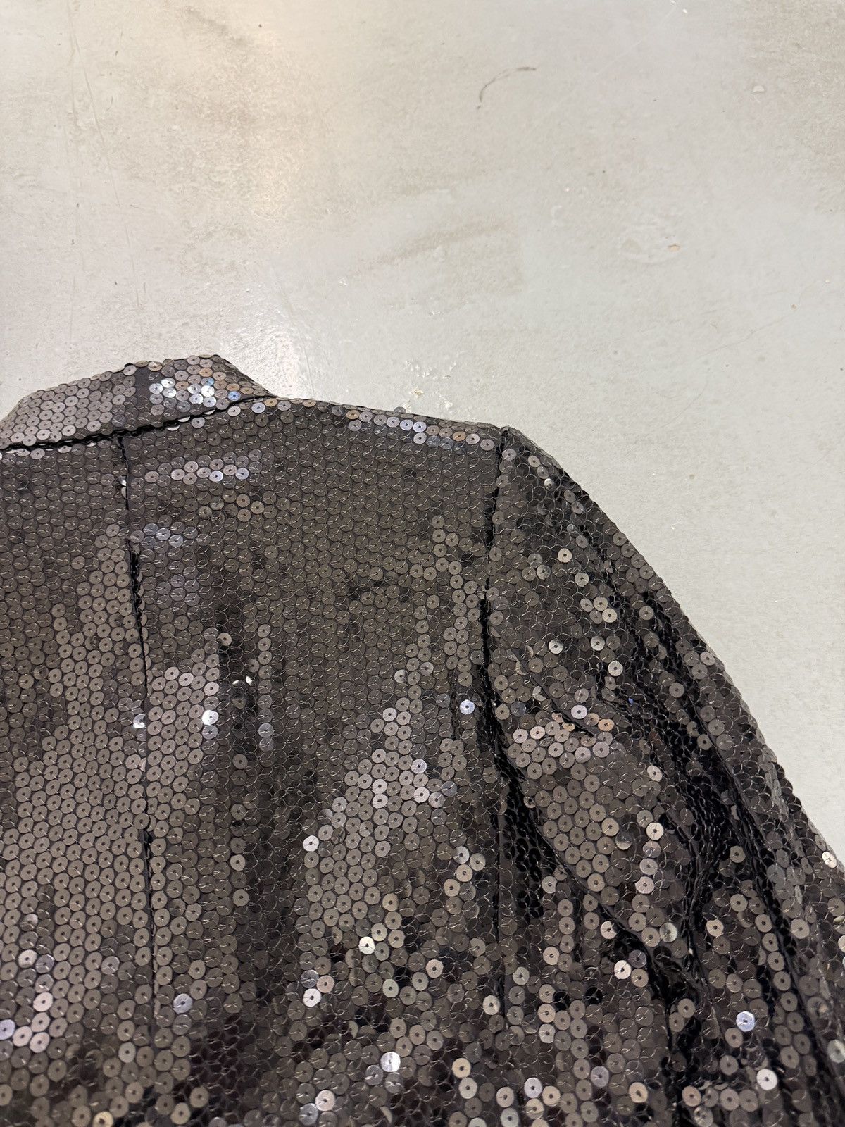 Versace F/W 1995 Gianni Versace Couture Black Sequin Medusa Jacket Size S / US 4 / IT 40 - 13 Thumbnail