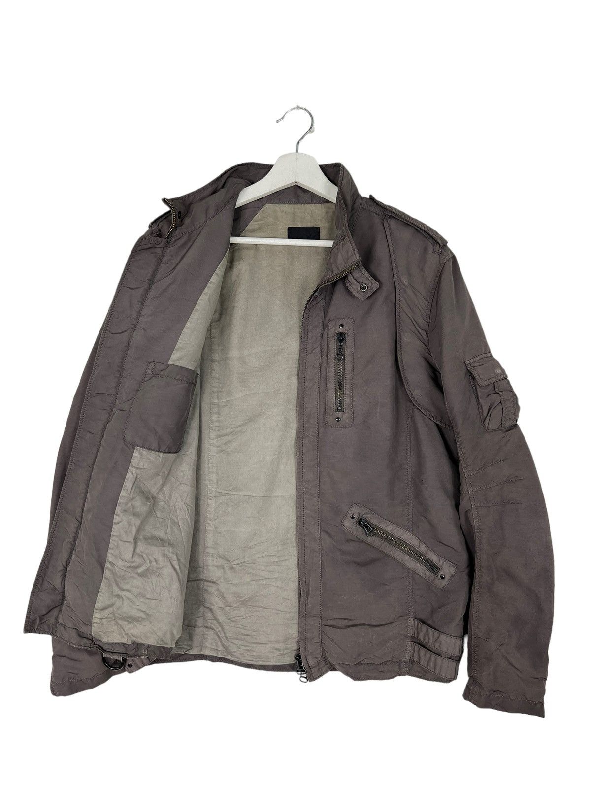 Tete Homme 🔥 TETE HOMME SATIN RIDER MOTO JACKET Size US L / EU 52-54 / 3 - 4 Thumbnail