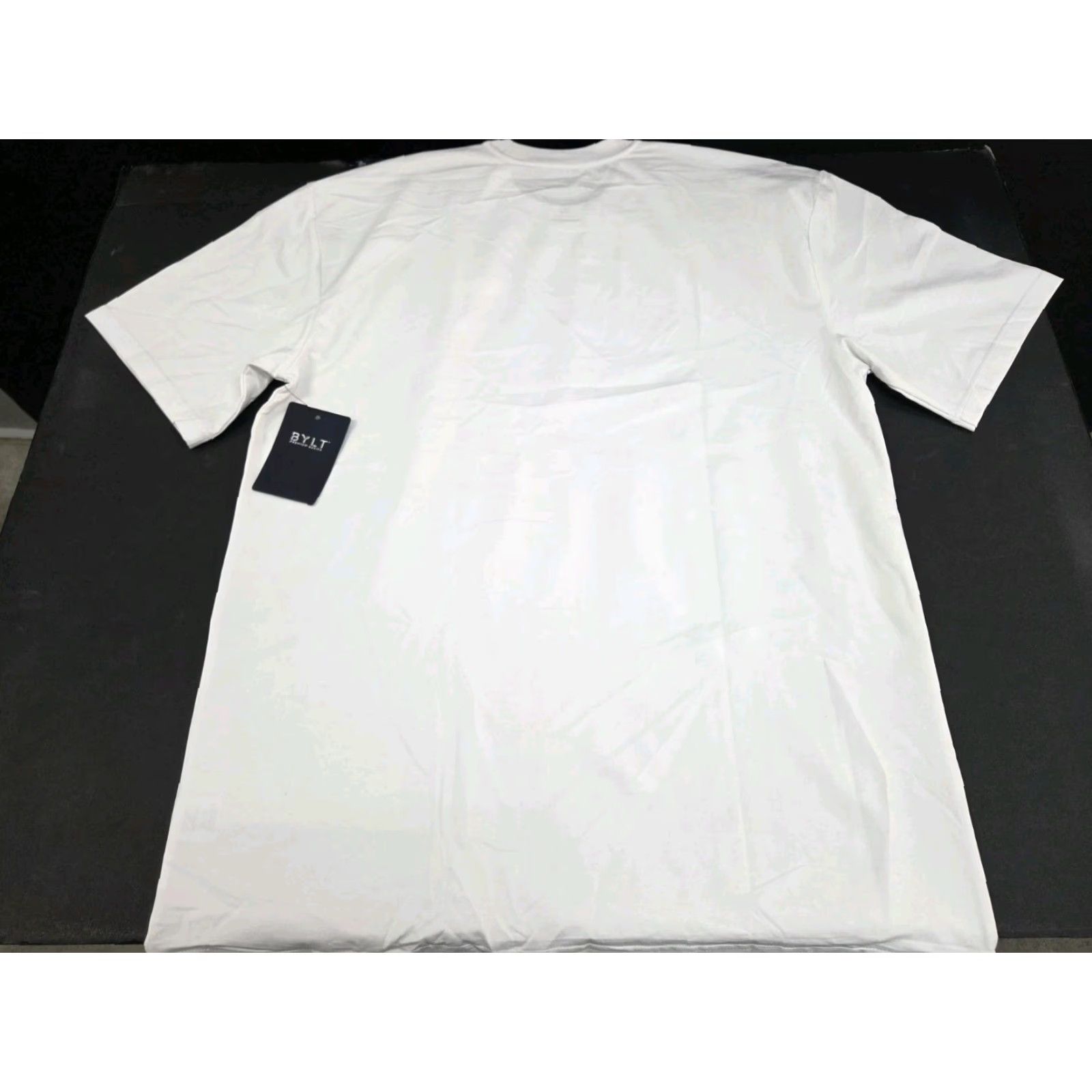 Vintage BYLT Box Tee Lux Shirt White Graphic Print Short Sleeve Crew Neck XL Mens Shirt Size US XL / EU 56 / 4 - 4 Thumbnail