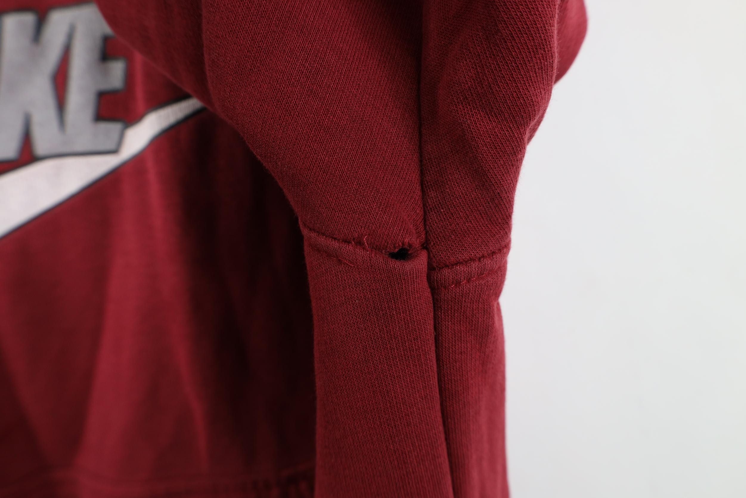 Nike Vintage Y2K Nike Travis Scott Center Big Swoosh Hoodie Red Size US XL / EU 56 / 4 - 15 Thumbnail