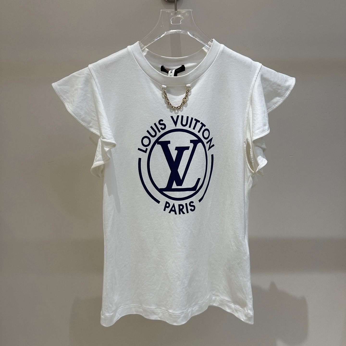 Louis Vuitton Louis Vuitton Chain Detail T-Shirt Size XS Size XS / US 0-2 / IT 36-38 - 1 Thumbnail