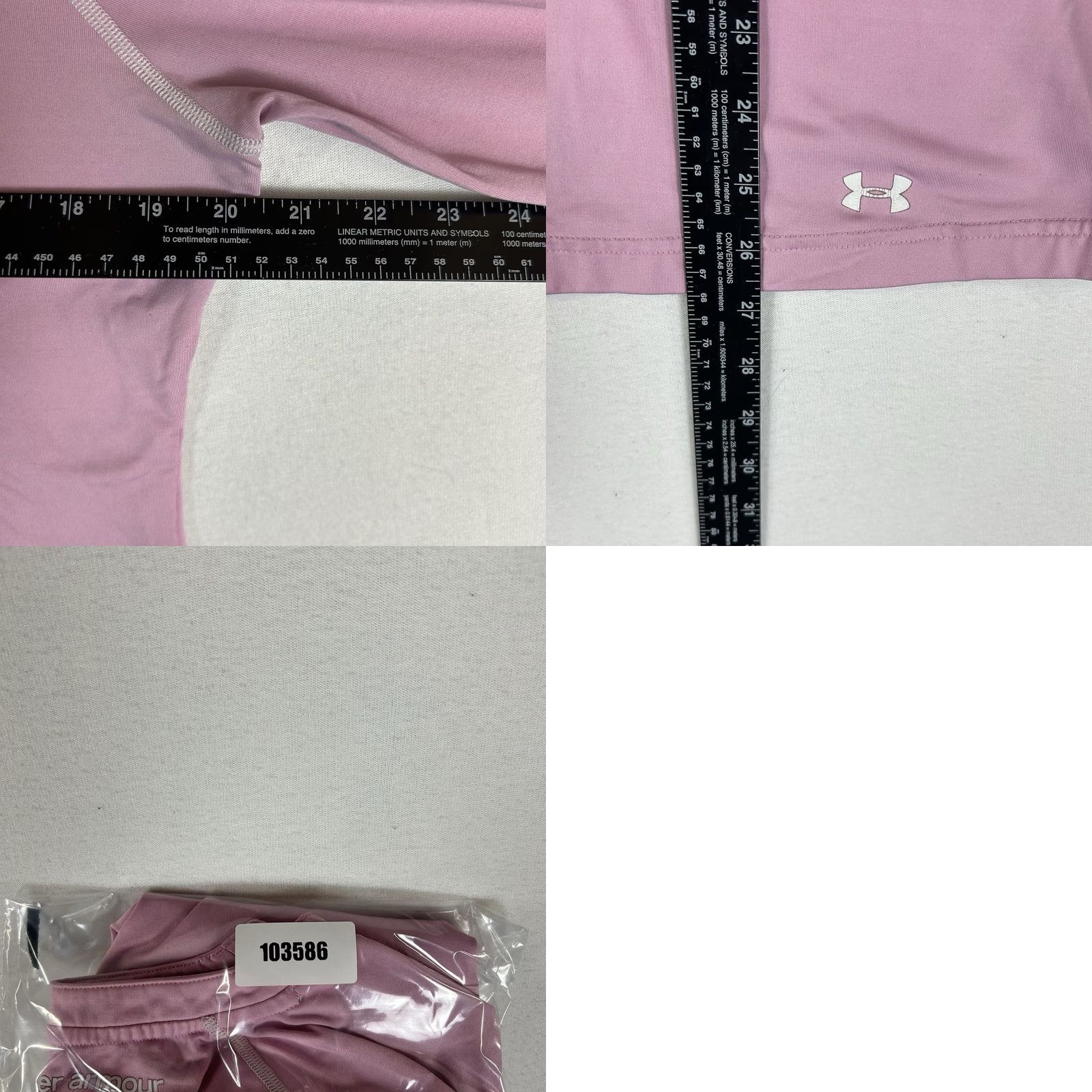Under Armour Under Armour Coldgear V-Neck Athletic Pullover Womens L Pink Size L / US 10 / IT 46 - 8 Thumbnail