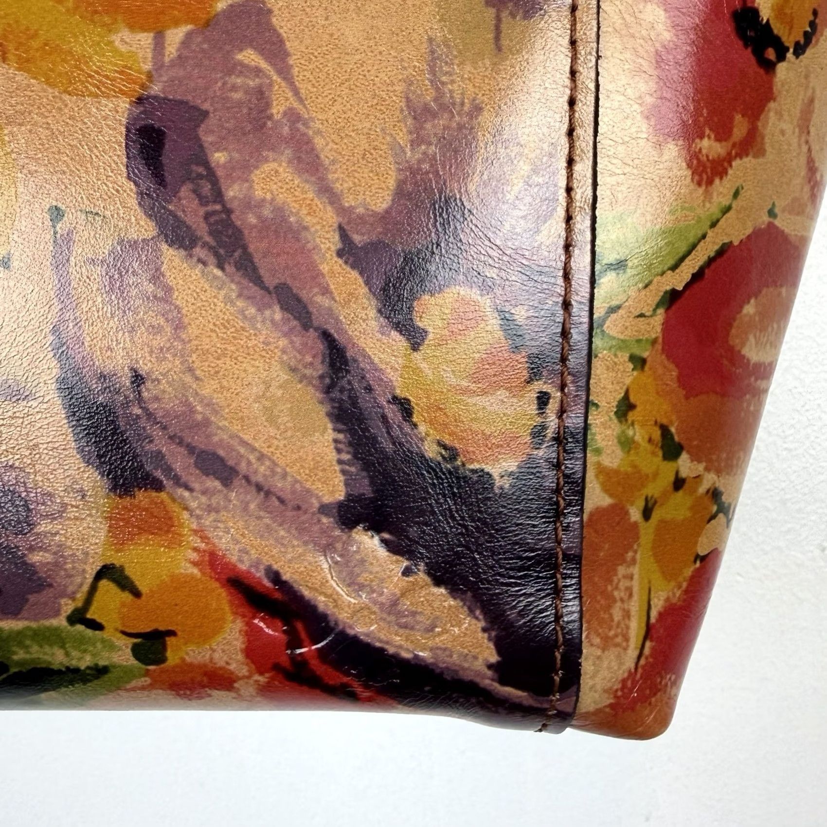 Patricia Nash Patricia Nash Aveley Rainforest Leather Crossbody Bag Read - Multicolor, Medium, Travel, Women's Crossbody Bag Size ONE SIZE - 6 Thumbnail