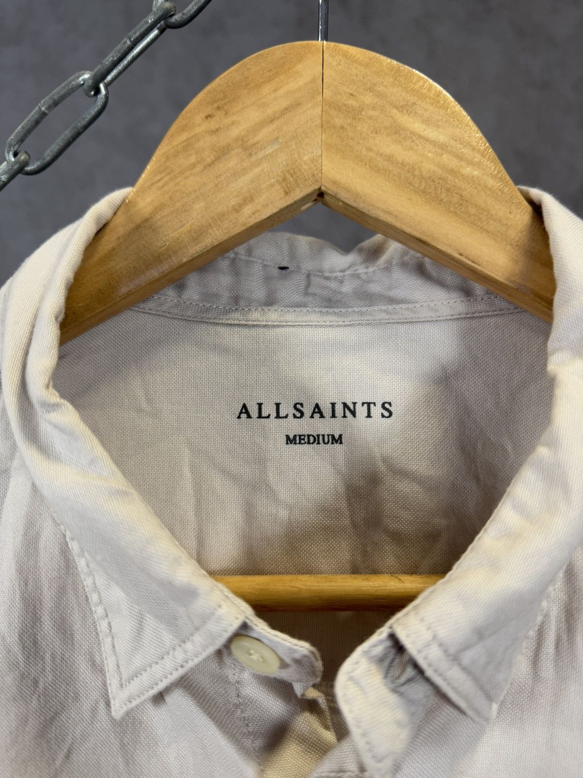 Allsaints Allsaints logo designer shirt Size US M / EU 48-50 / 2 - 4 Thumbnail
