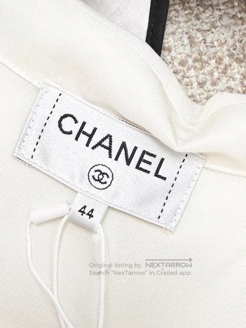 Chanel Chanel Navy collar short-sleeved shirt Size M / US 6-8 / IT 42-44 - 5 Thumbnail