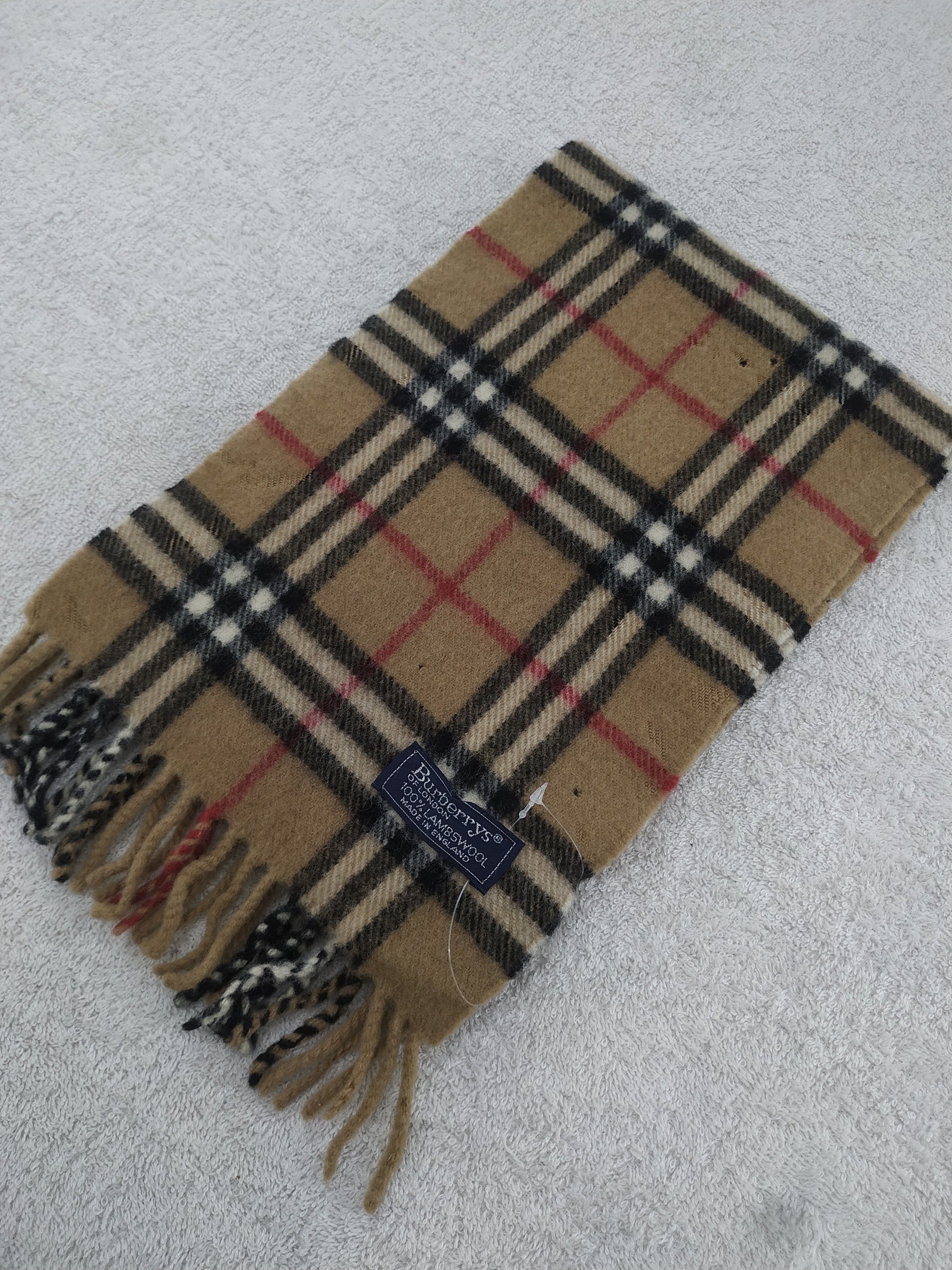 Burberry × Vintage Burberry Scarf / Muffler / Neckwear - WW767 Size ONE SIZE - 5 Thumbnail