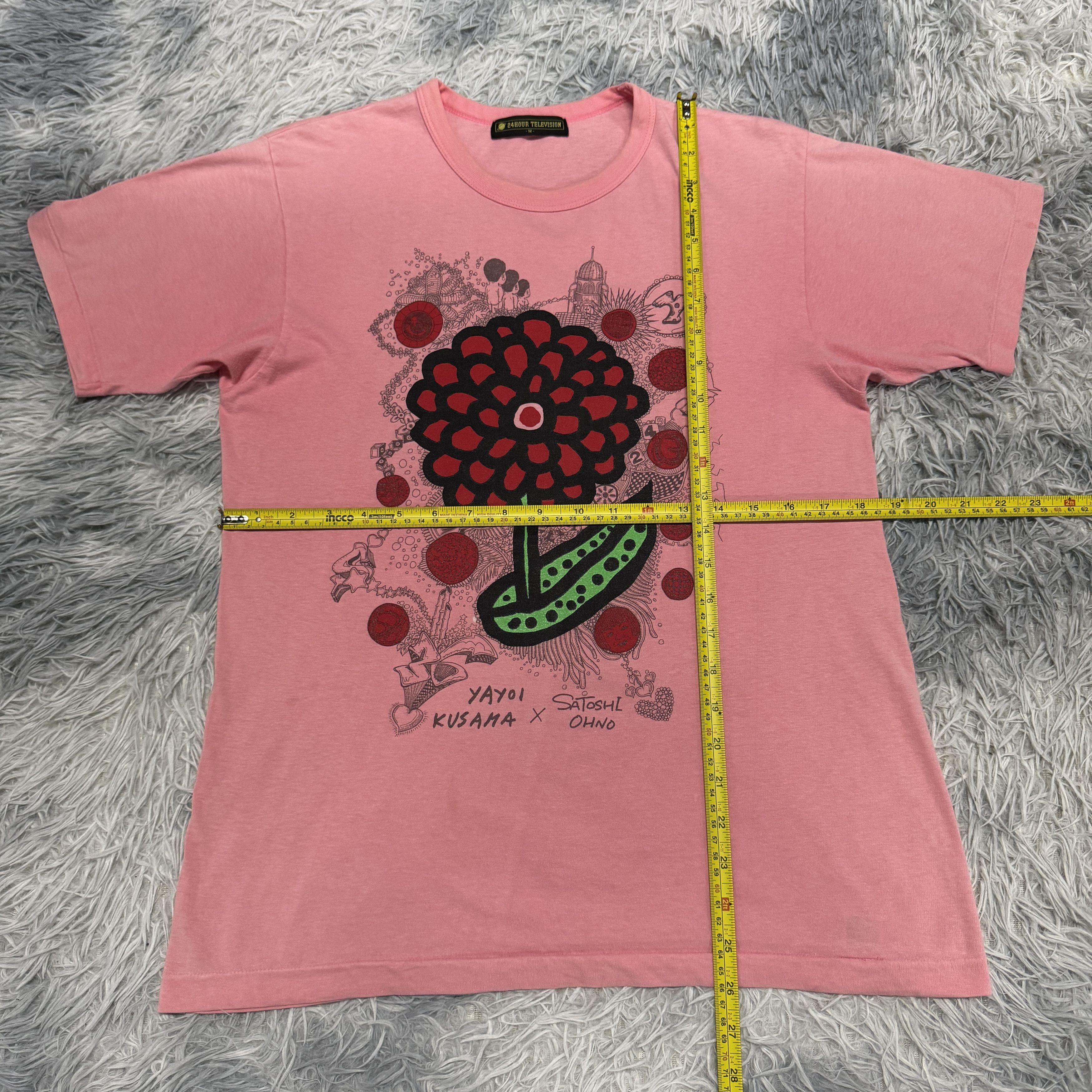 Vintage Vintage Yayoi Kusama x Satoshi Ohno 24 Hour Television Tee Size US M / EU 48-50 / 2 - 6 Thumbnail