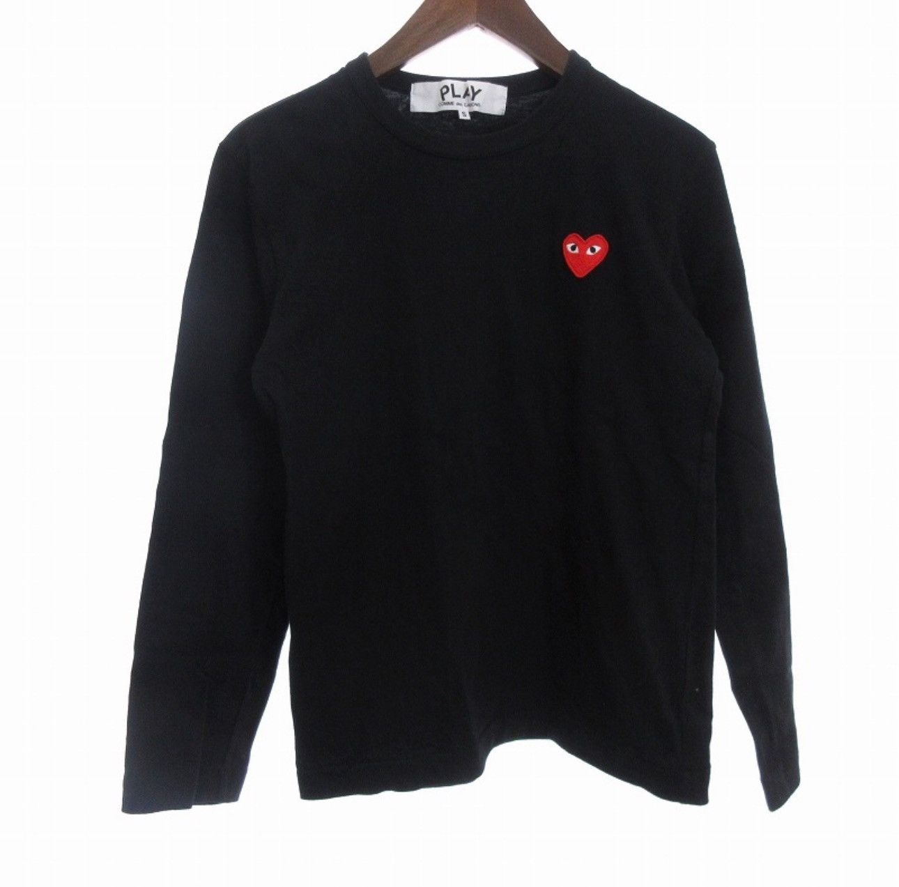 image of Comme Des Garcons x Comme Des Garcons Play Tshirts 2019 Az-T118 in Black, Men's (Size Small)