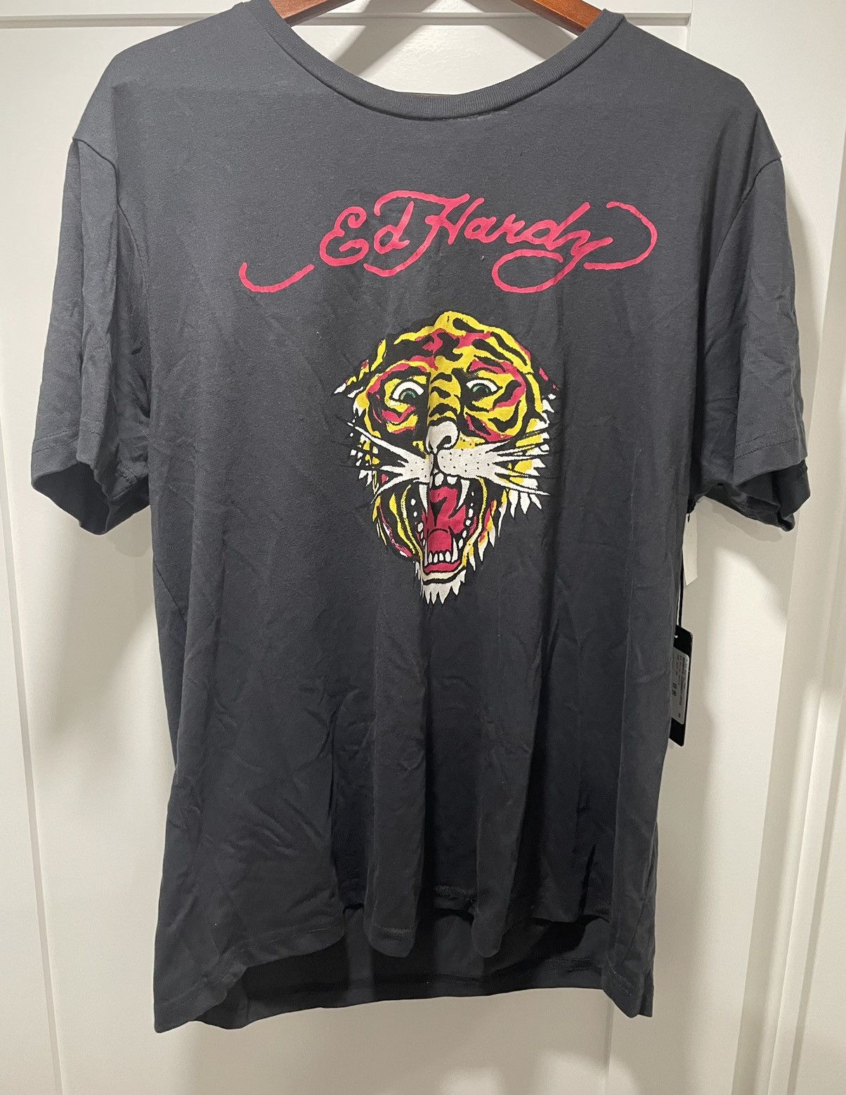 Ed Hardy Tiger T-shirt y2k vintage Size US L / EU 52-54 / 3 - 2 Thumbnail