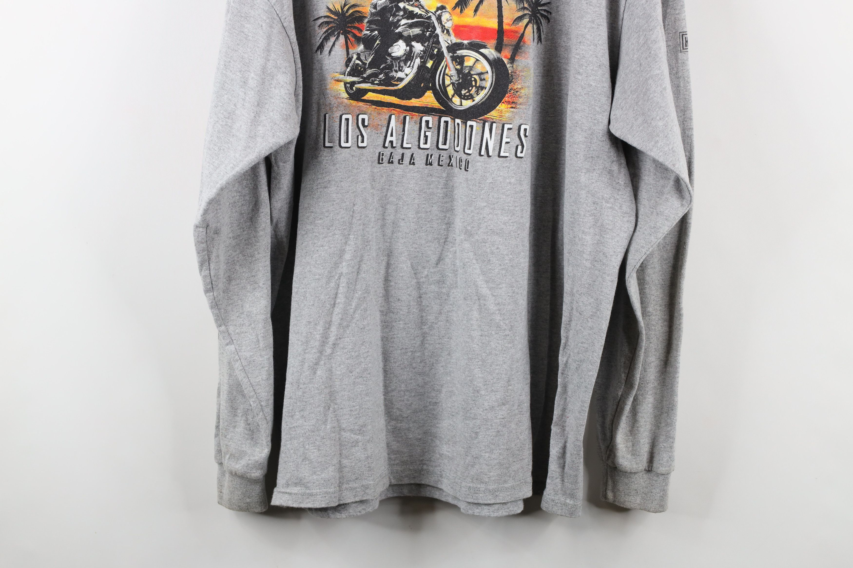 Harley Davidson × Vintage Vintage Y2K Harley Davidson Mexico Long Sleeve T-Shirt Gray Size US XL / EU 56 / 4 - 14 Thumbnail