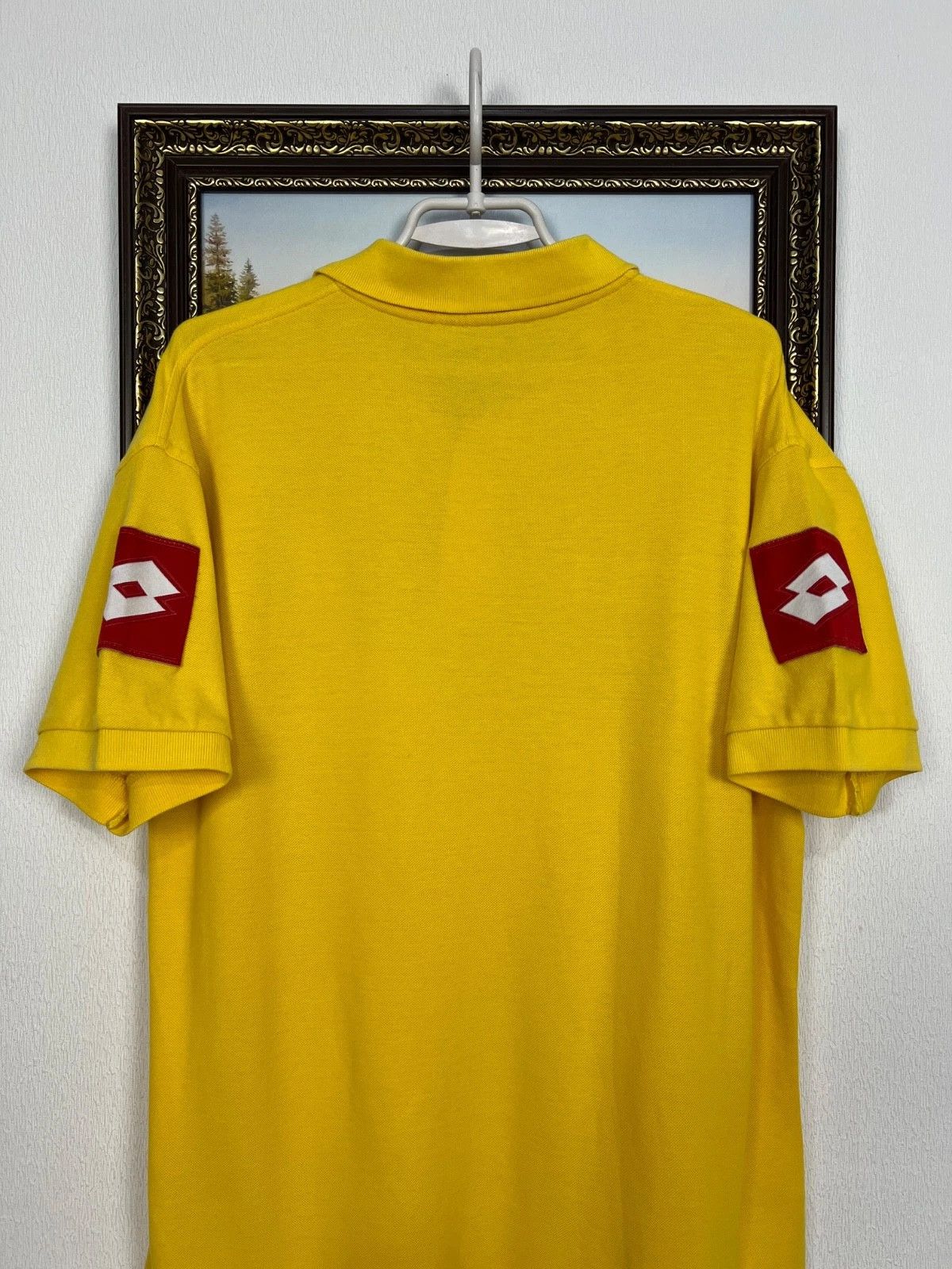 Lotto Sport Vintage Ukraine Football Train Polo Shirt Soccer Jersey Size US L / EU 52-54 / 3 - 5 Thumbnail