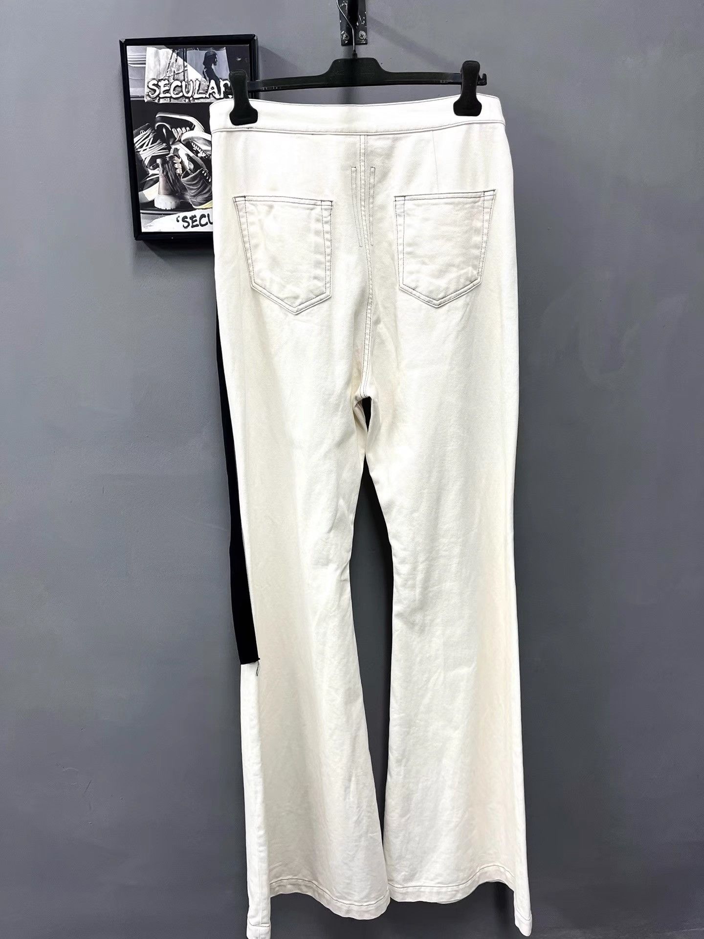 Rick Owens Rick Owens Bolan Bootcut White Jeans K34 Size US 32 / EU 48 - 7 Thumbnail
